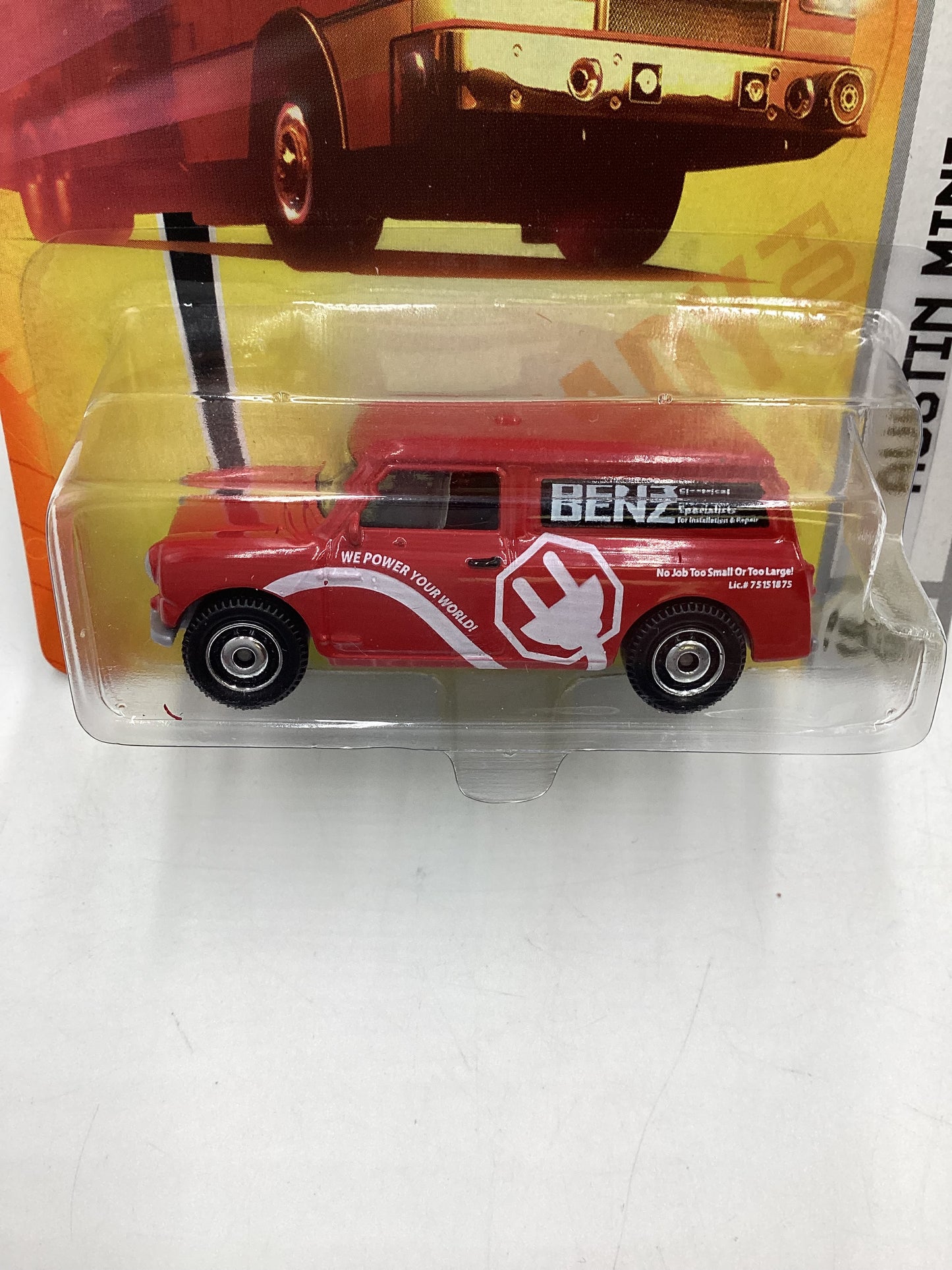 Matchbox #53 City Action Austin Mini Van Red 206D