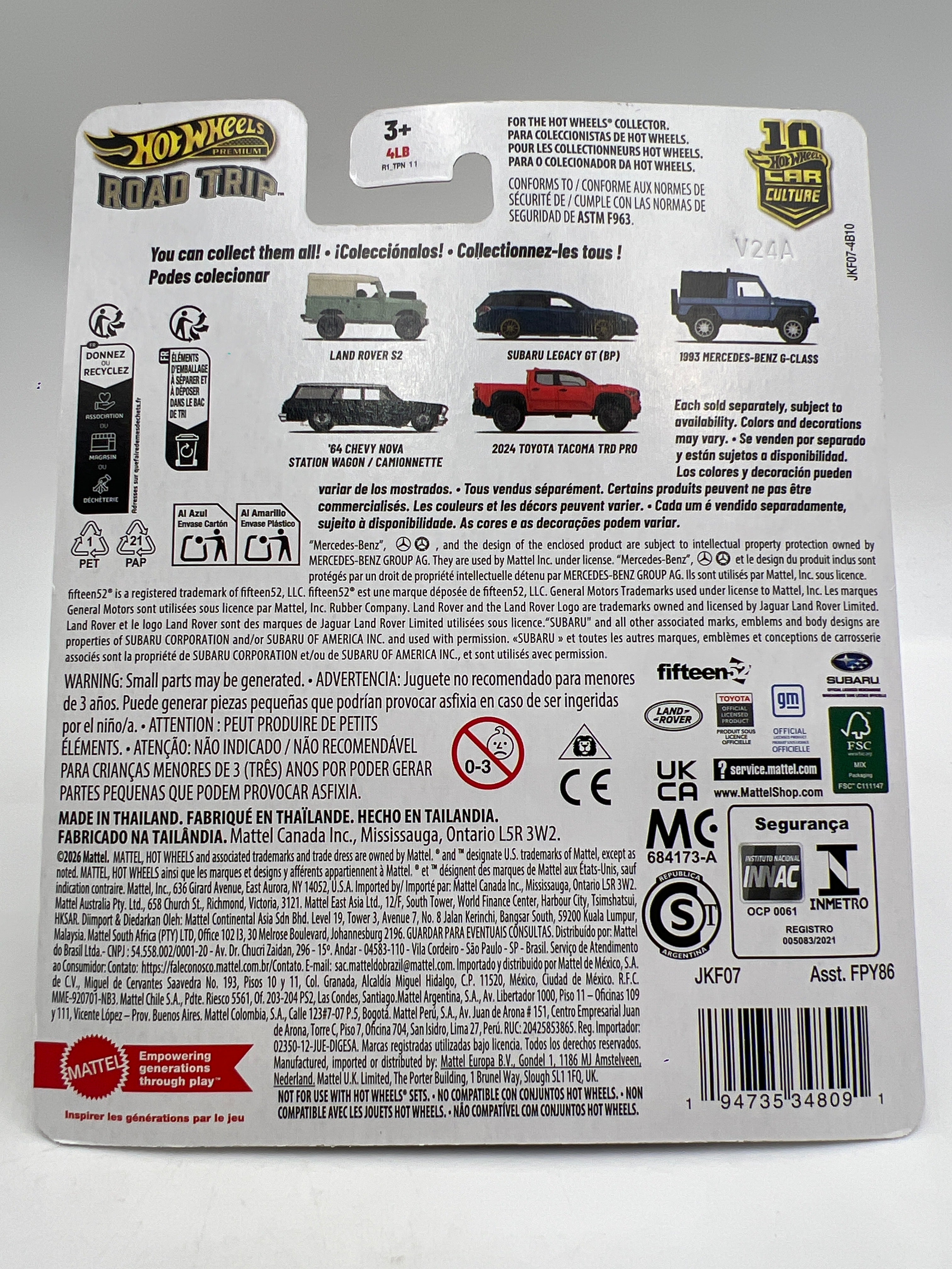 2026 Hot Wheels Premium Road Trip #2 Subaru Legacy GT BP Blue