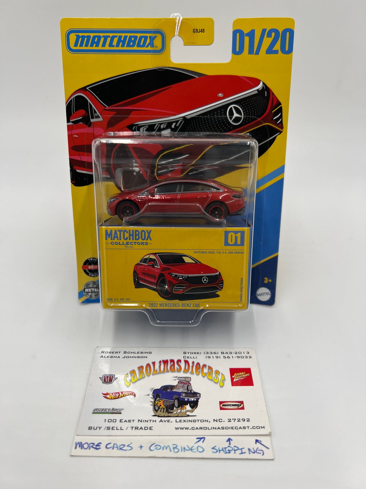 2025 Matchbox Collectors #1 2022 Mercedes-Benz EQS Red 165i
