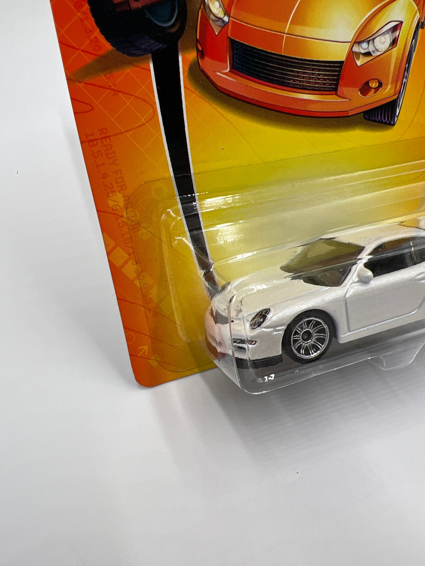 2007 Matchbox MBX Metal #3 Porsche 911 GT3 White 206B