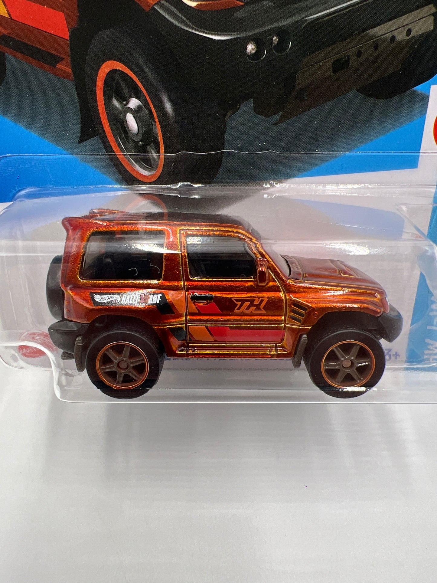 2024 Hot Wheels Super Treasure Hunt #169 Mitsubishi Pajero Evolution Orange W/Protector