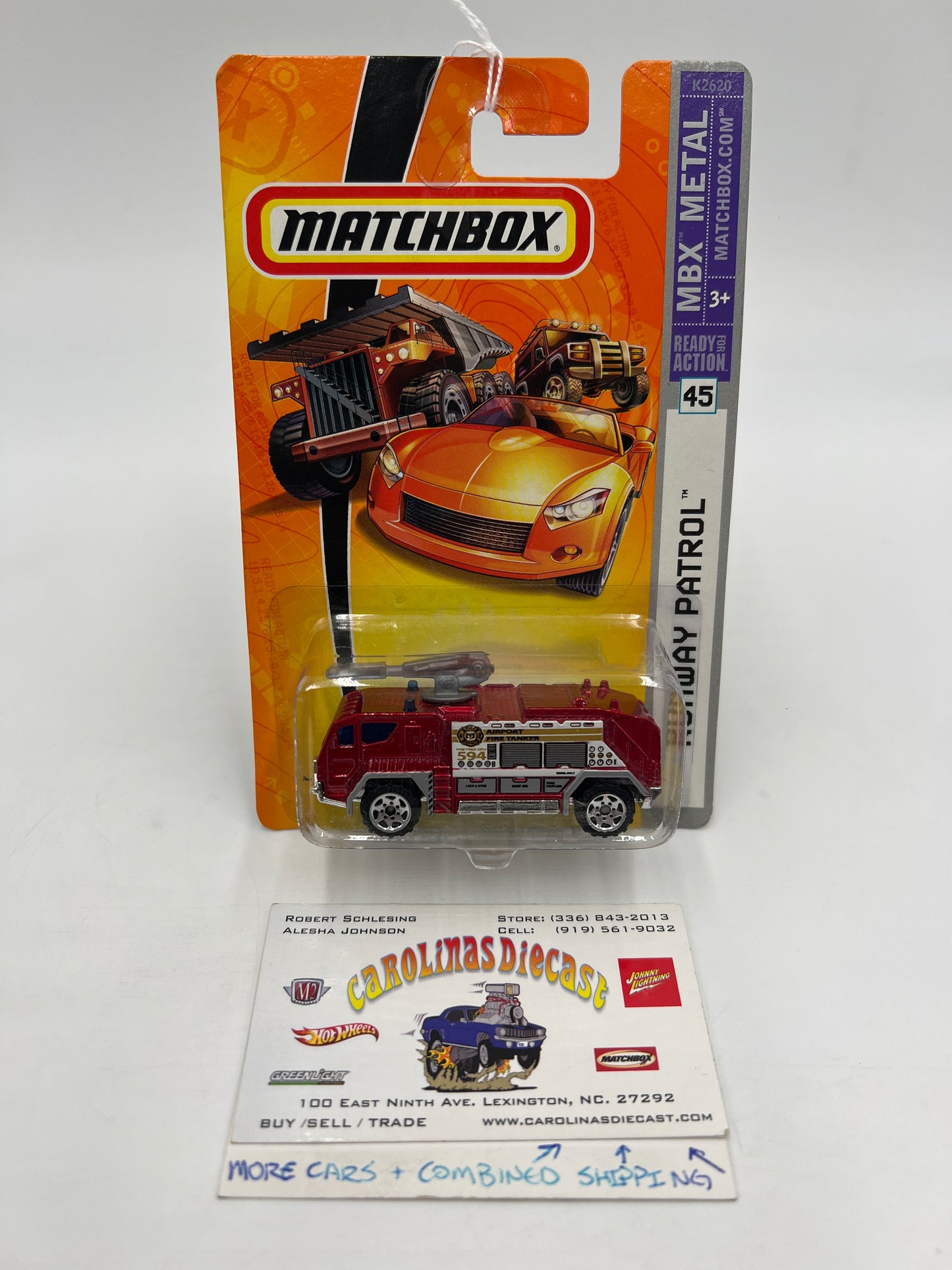 Matchbox MBX Metal #45 Runway Patrol Red
