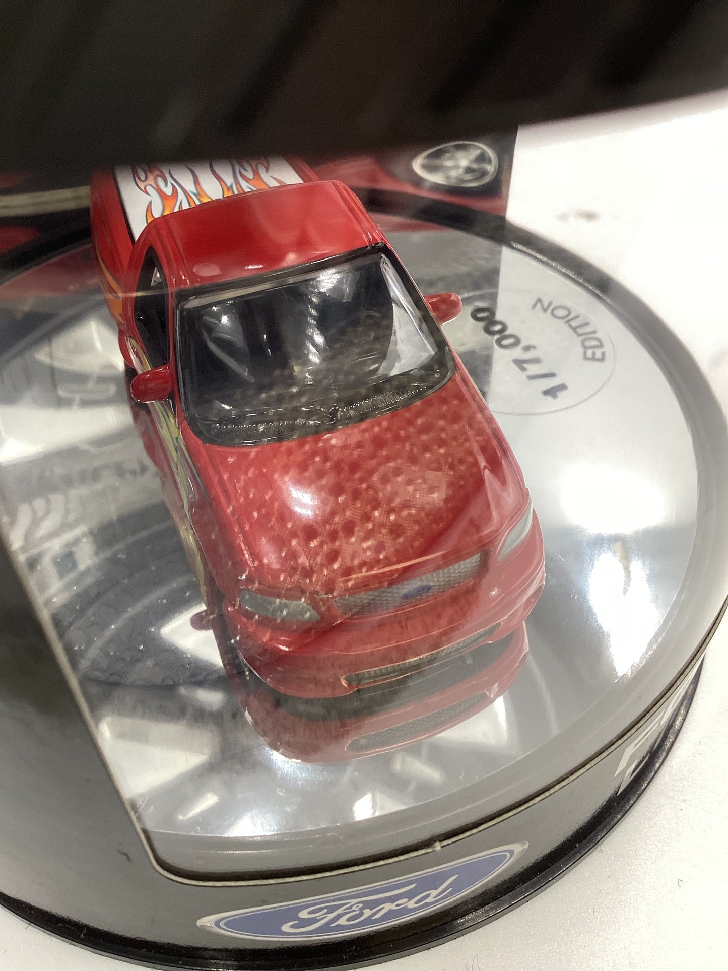 2003 Hot Wheels Oil Can Truck Series 1/7000 Ford F-150 Lightning Red HTF Hobby Exclusive