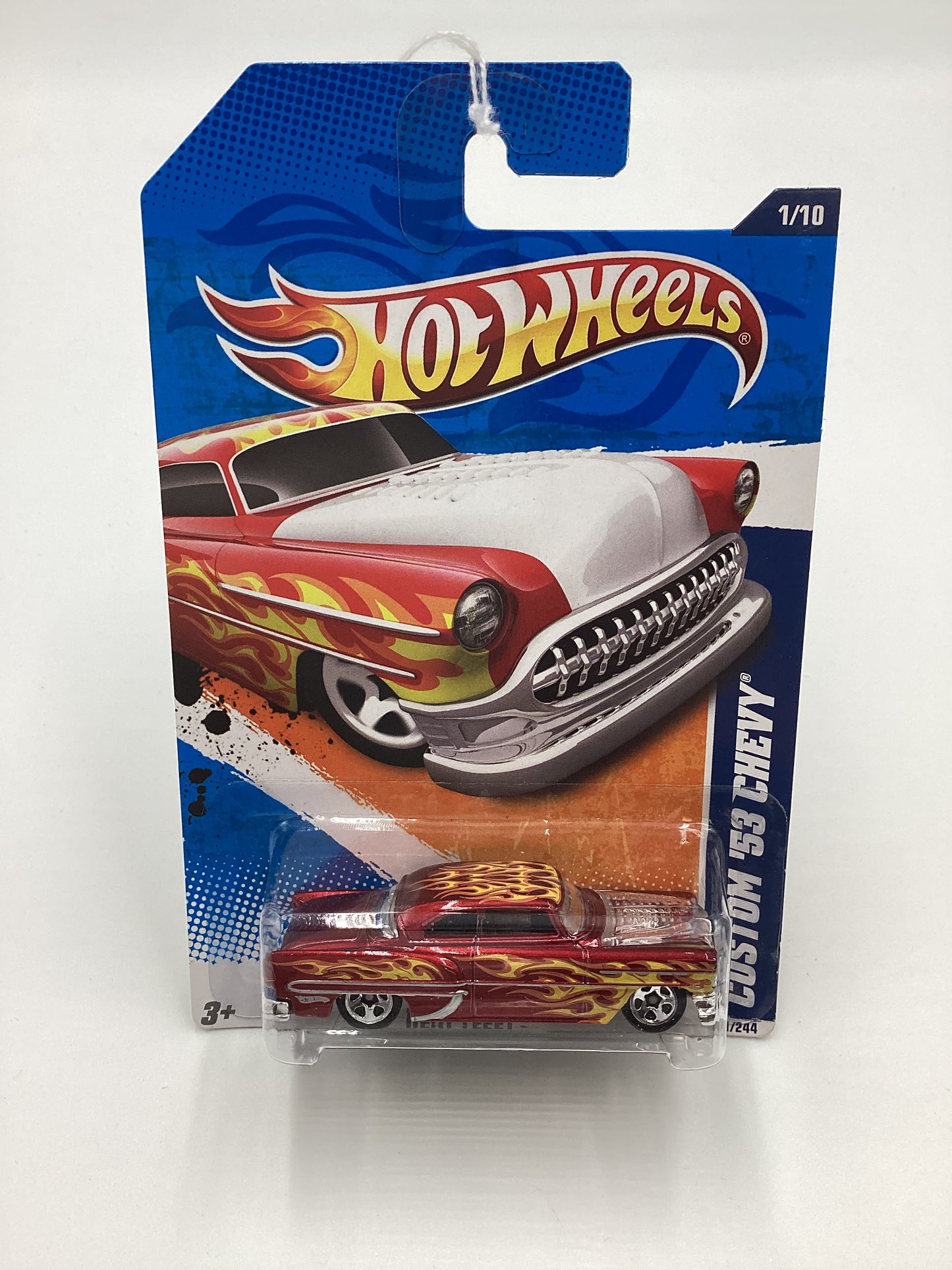 2011 Hot Wheels Heat Fleet #91 Red Custom 53 Chevy 11C