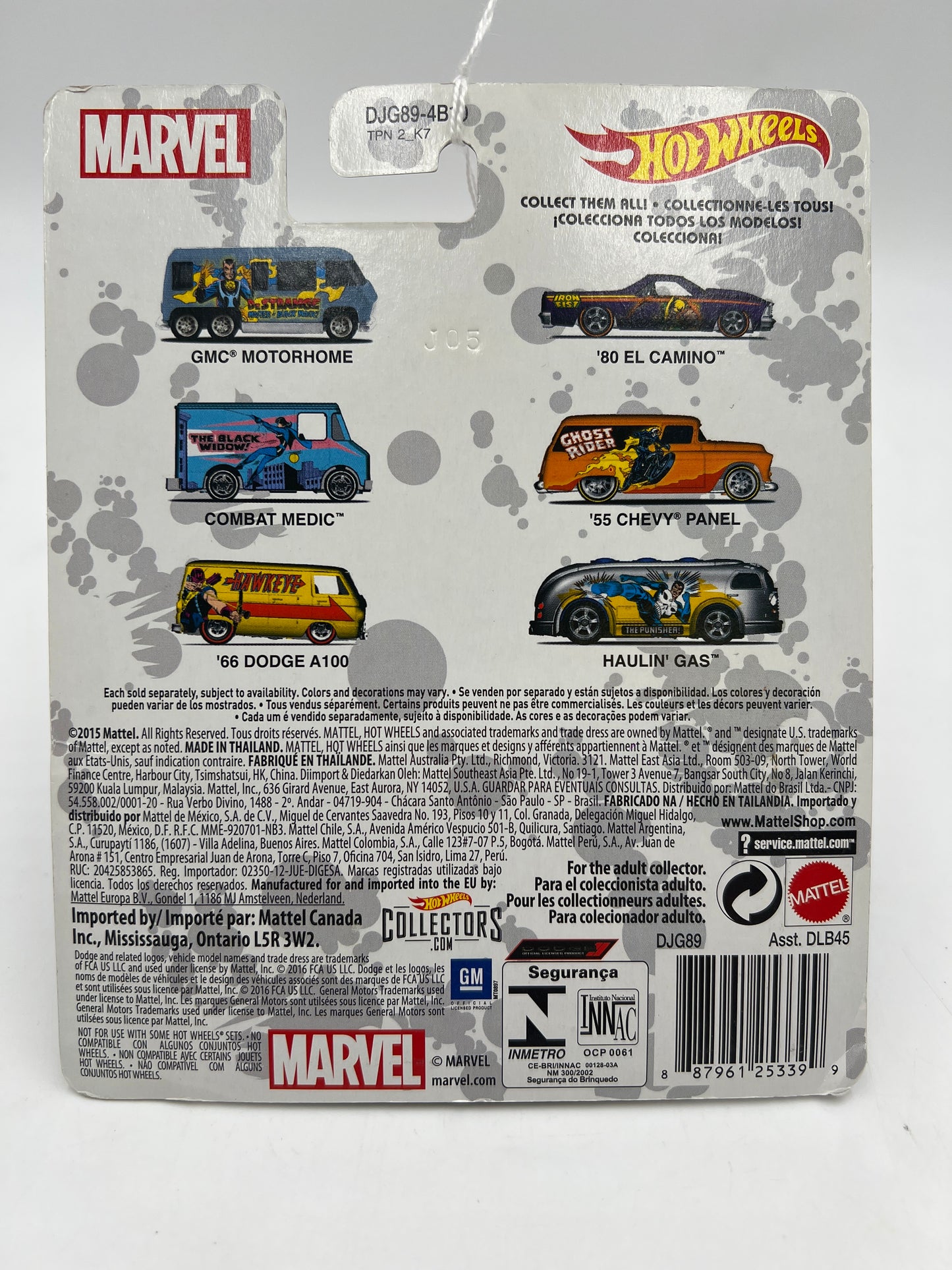 Hot Wheels Pop Culture Marvel 66 Dodge A100 Hawkeye 271H