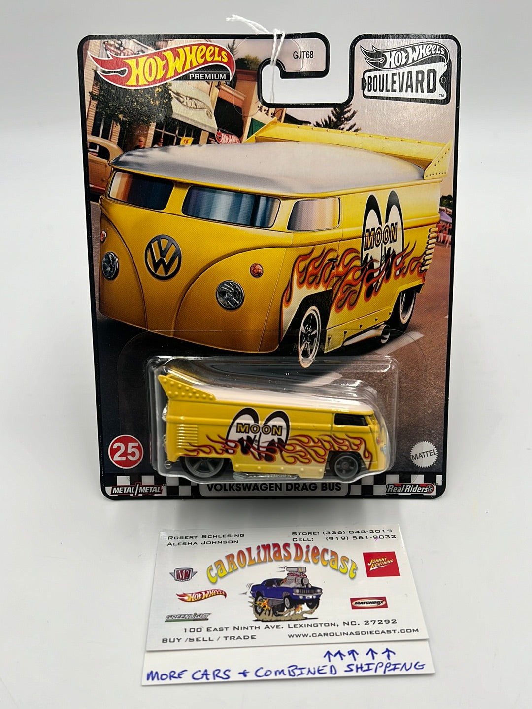 Hot Wheels Premium Boulevard #25 Volkswagen Drag Bus Mooneyes 263E