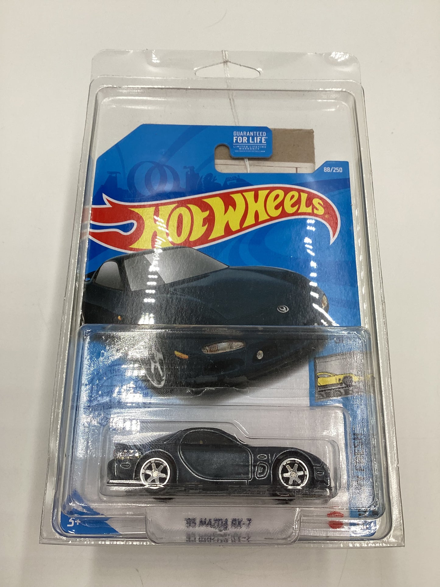 2021 Hot Wheels Super Treasure Hunt 95 Mazda RX-7 Black W/Protector