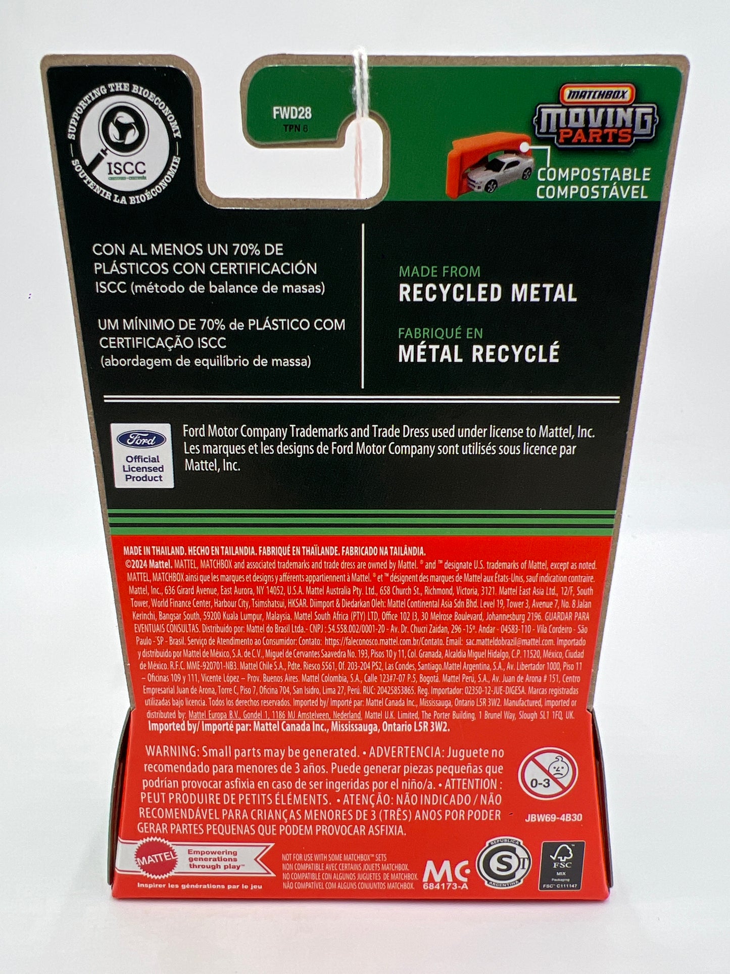 2025 Matchbox Moving Parts #28 1994 Ford F-150 SVT Lightning Red