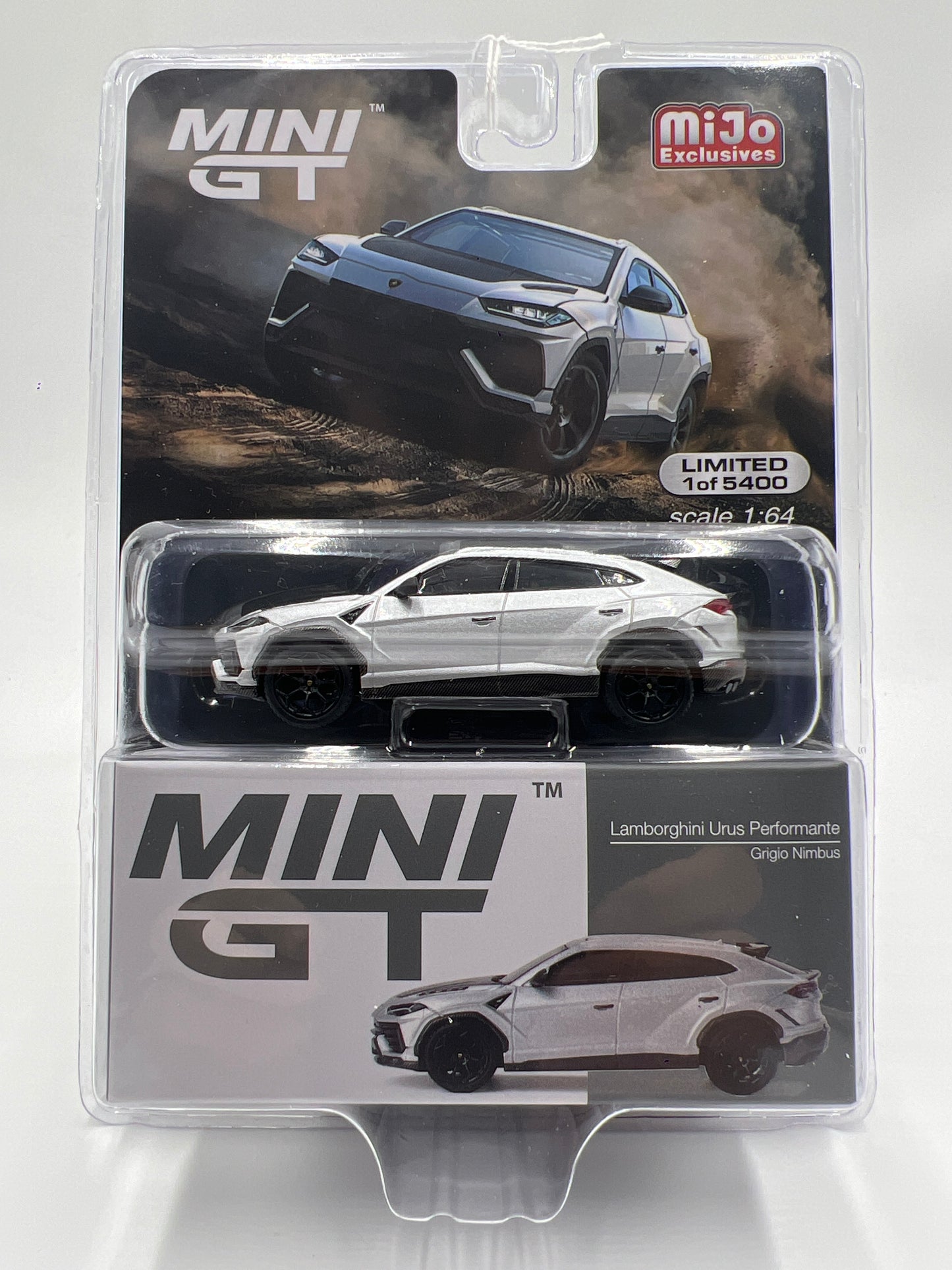 Mini GT Mijo Exclusives #747 Lamborghini Urus Performante Silver