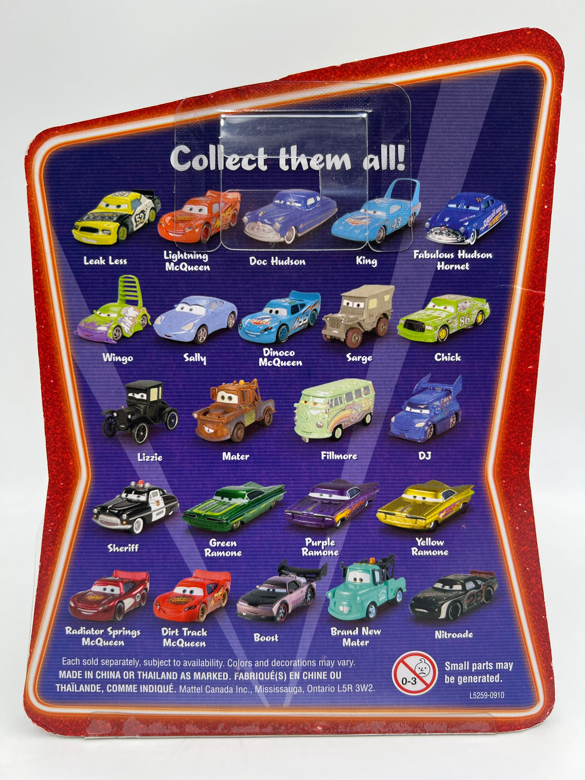 Disney Pixar Cars Supercharged Wingo 139G