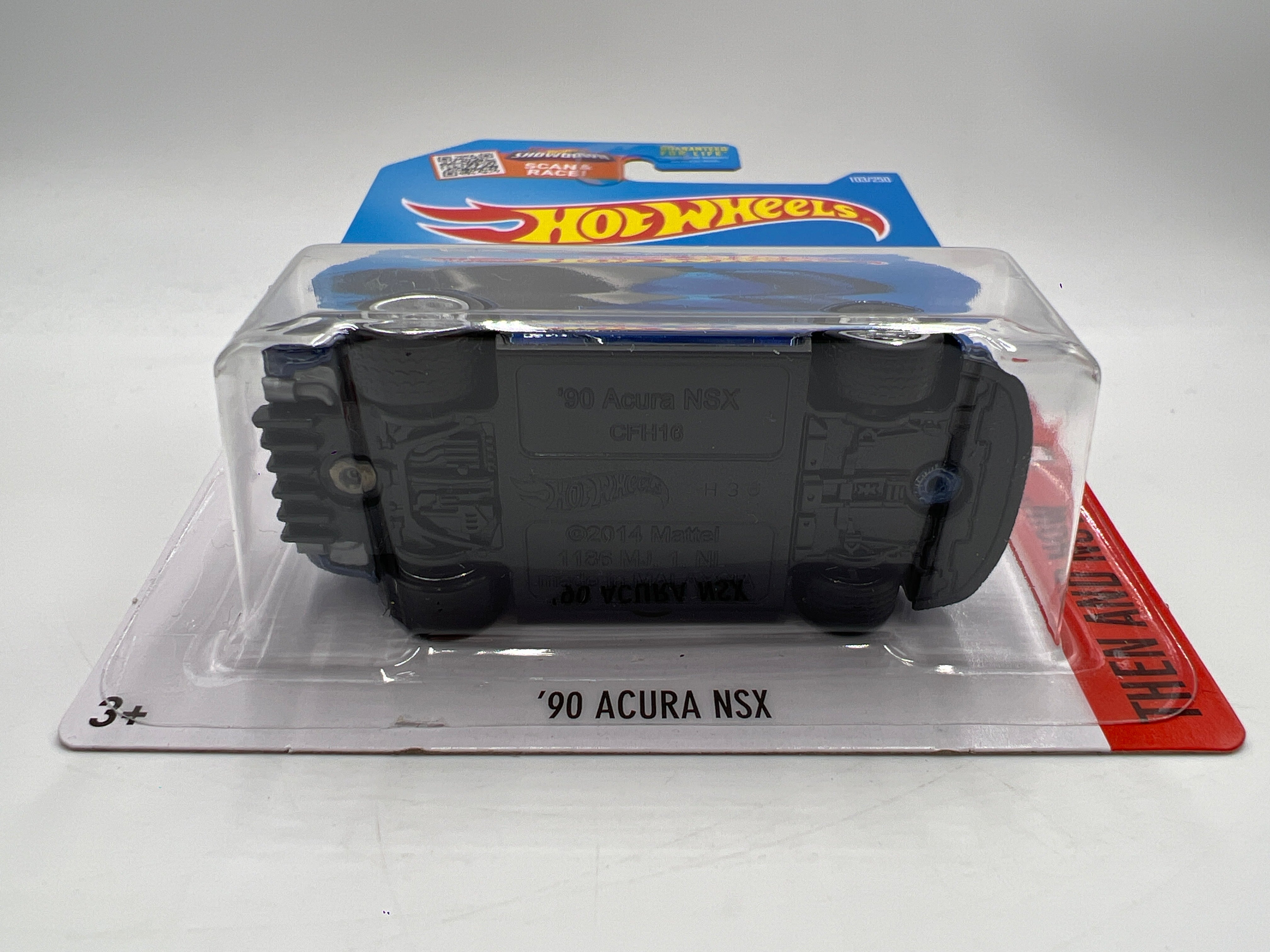 2016 Hot Wheels Super Treasure Hunt #103 90 Acura NSX Blue W