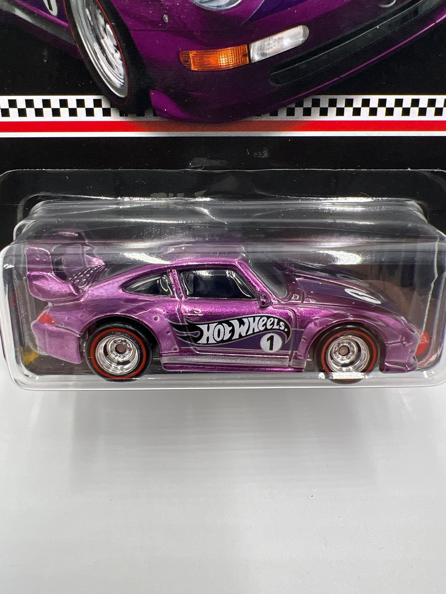 2023 Hot Wheels Dollar General Mail In #1 Porsche 993 GT2 Purple W/Protector