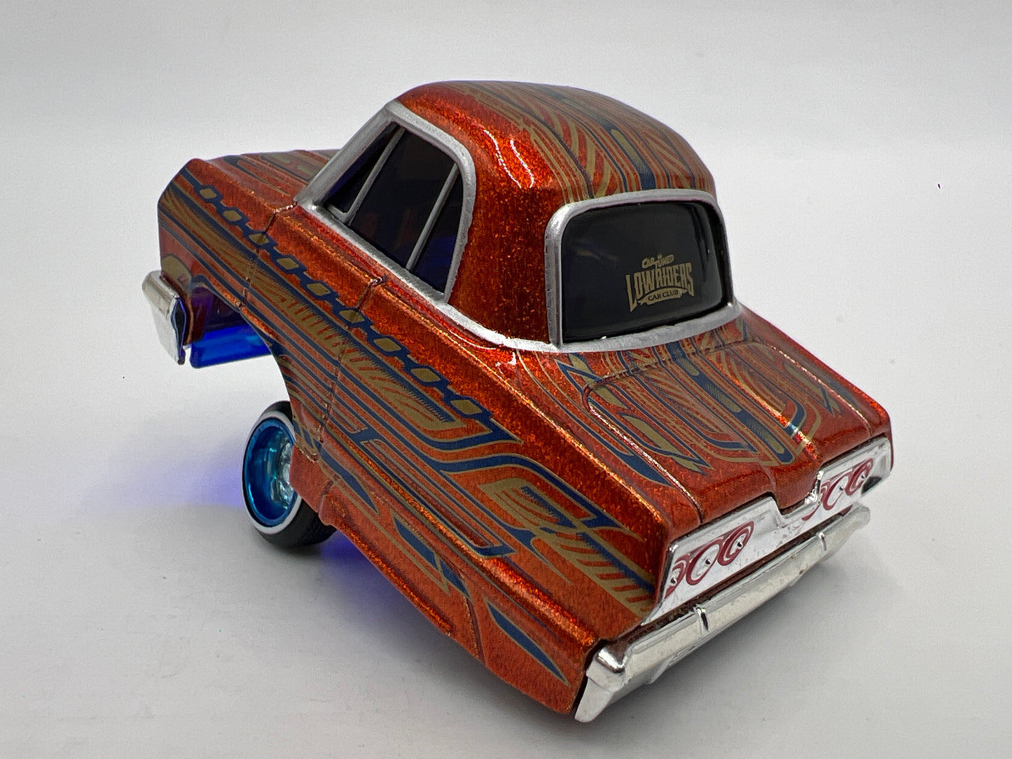 MGA Car Tuned Series 1 Show Glow Lowriders #3 63 Chevy Impala Orange