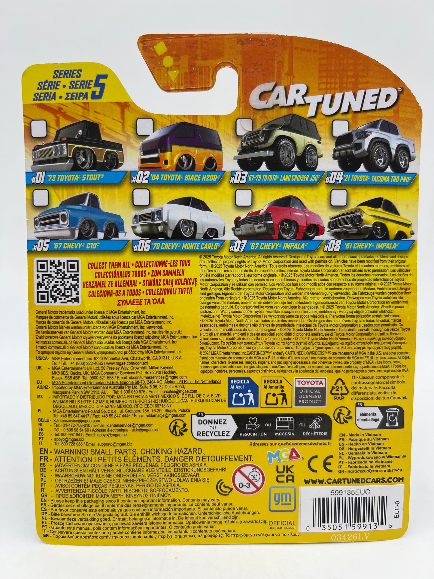 MGA Car Tuned Hobby Exclusive Series 5 #5 67 Chevy C10 Blue
