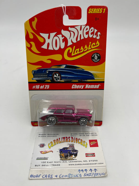 Hot Wheels Classics Series 1 #16 Chevy Nomad Pink