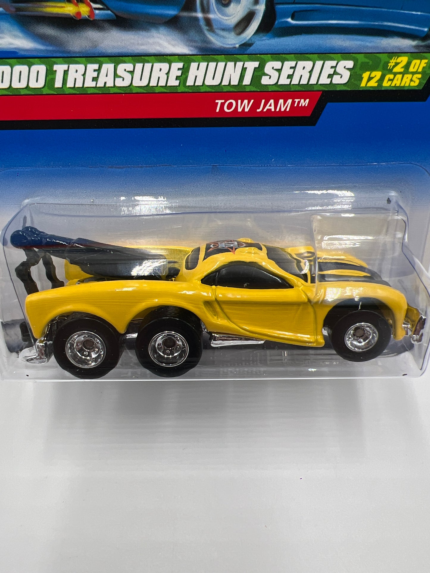 2000 Hot Wheels Treasure Hunt Real Riders #50 Tow Jam Yellow 273C