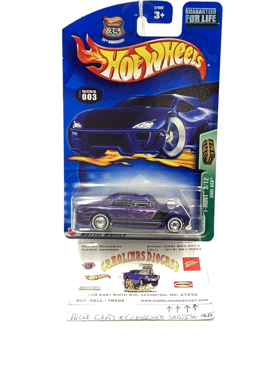 2003 Hot Wheels Treasure Hunt #3 Shoe Box 65B