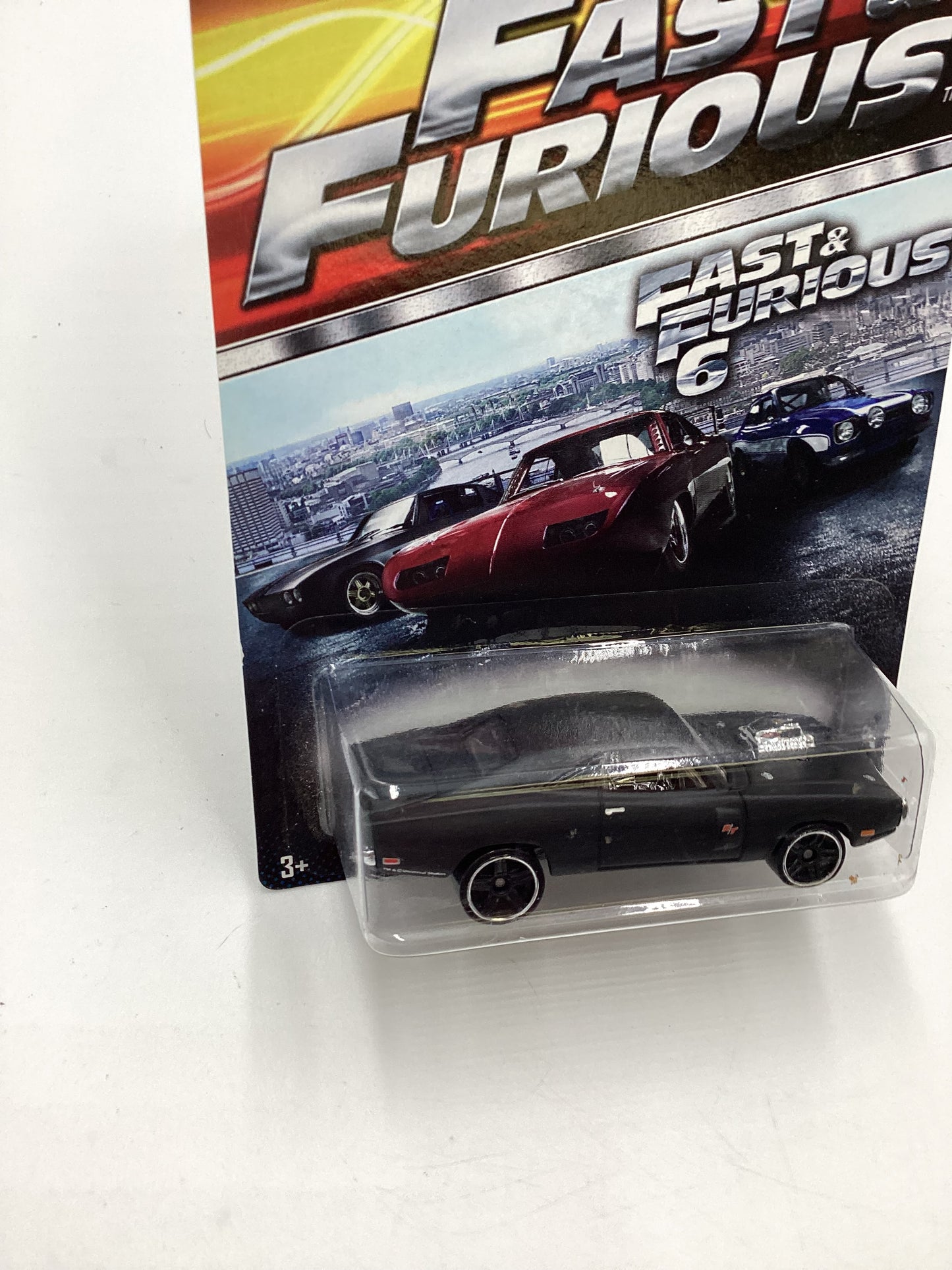 2015 Hot Wheels Fast & Furious #3 70 Dodge Charger R/T Black 69E