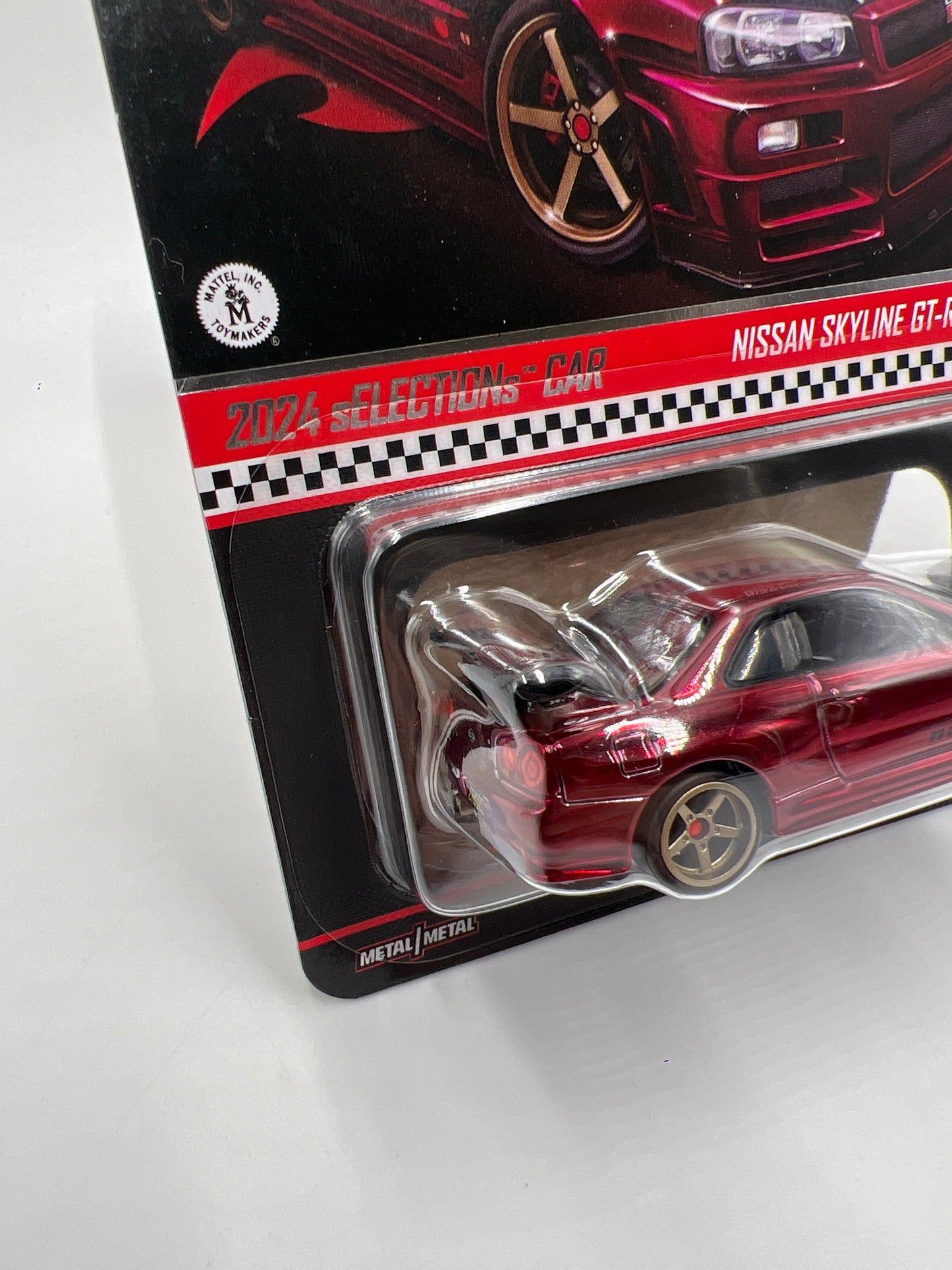 2024 Hot Wheels RLC sELECTIONs Car Nissan Skyline GT-R BNR34 Red W/Protector