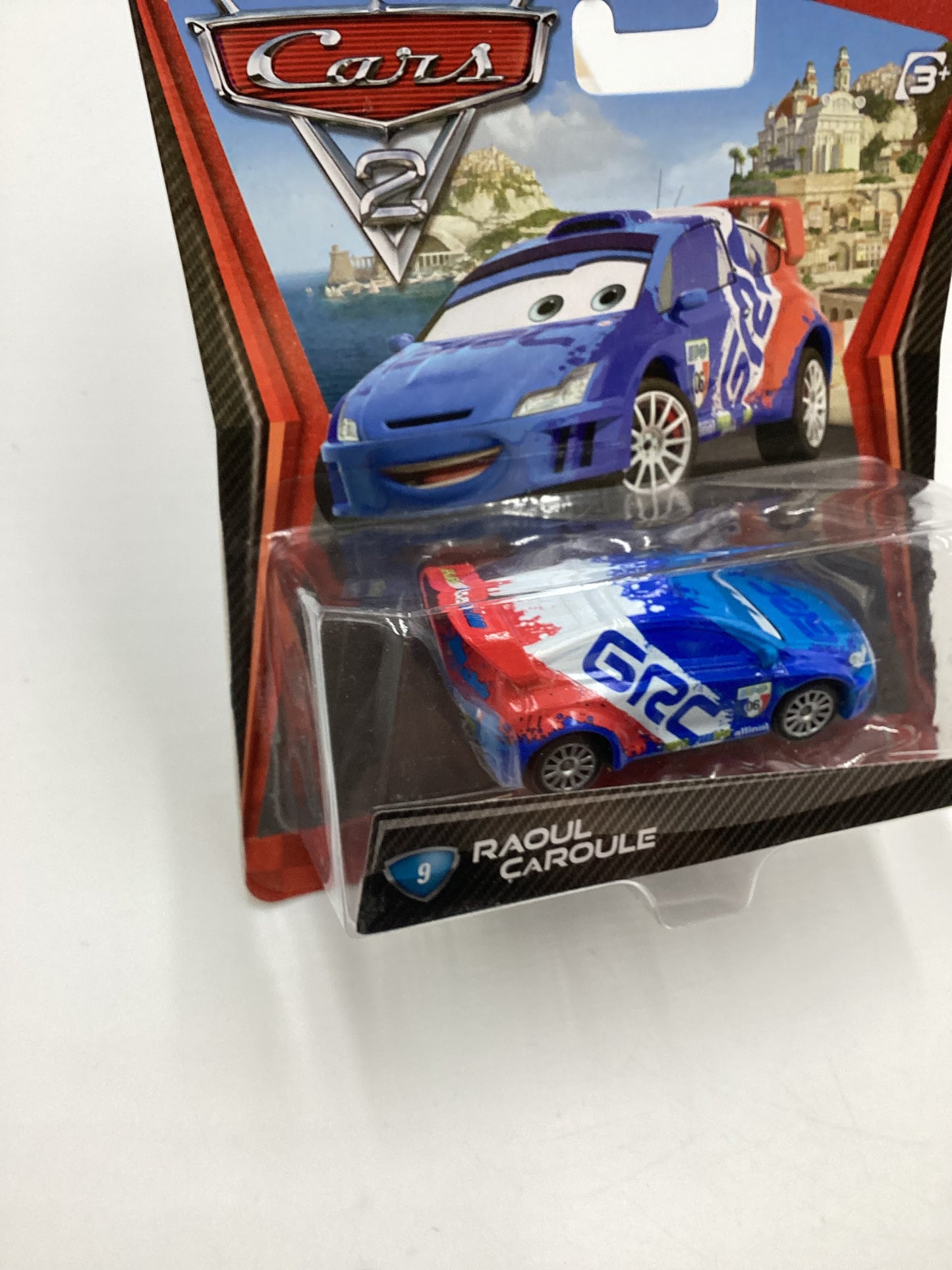 Disney Pixar Cars 2 #9 Raoul Caroule GRC 140E
