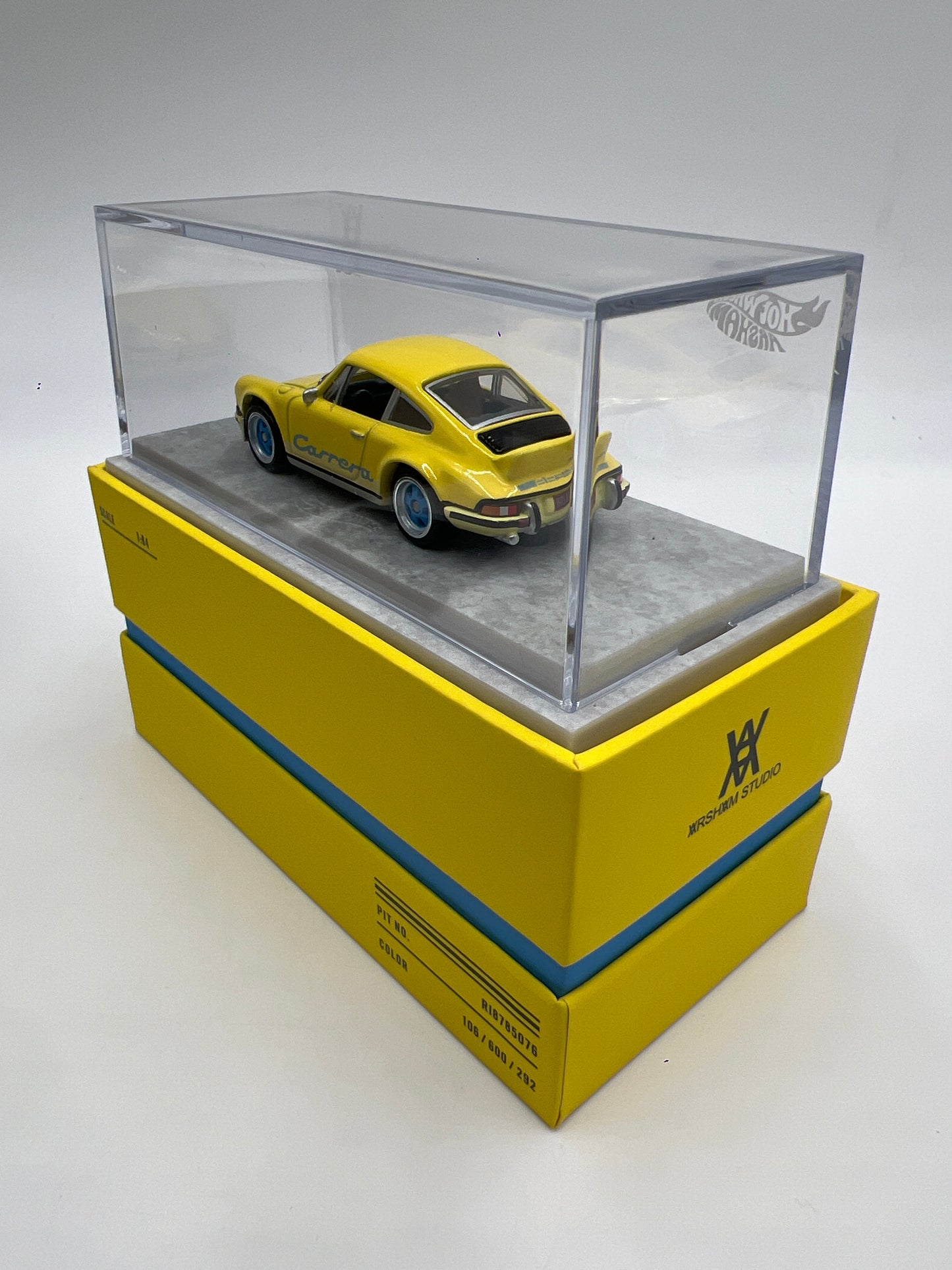 2025 Hot Wheels x Daniel Arsham Creations Exclusive 73 Porsche 911 RS Yellow W/Box