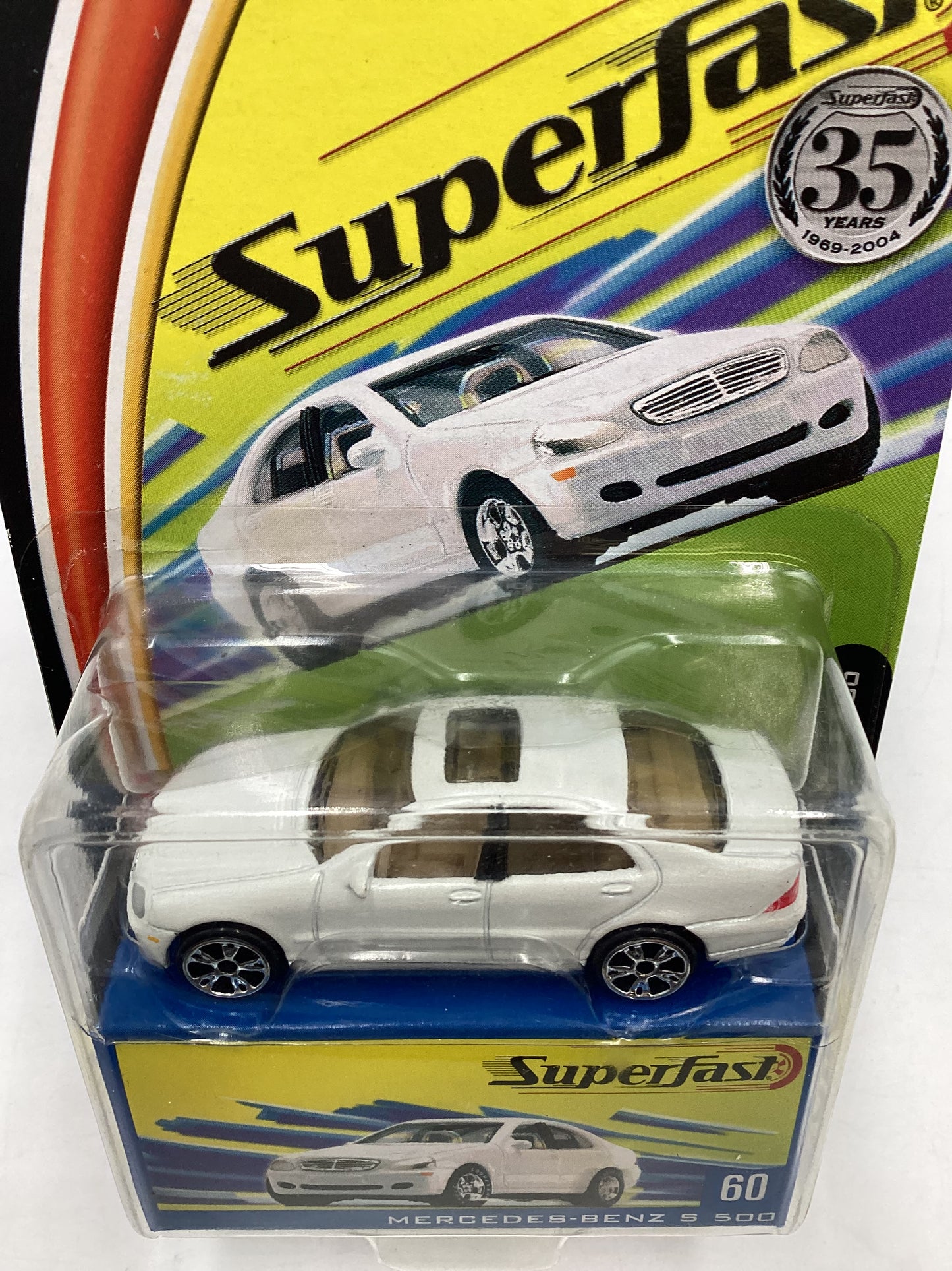 Matchbox 2004 Superfast #60 Mercedes Benz S 500 White 172A