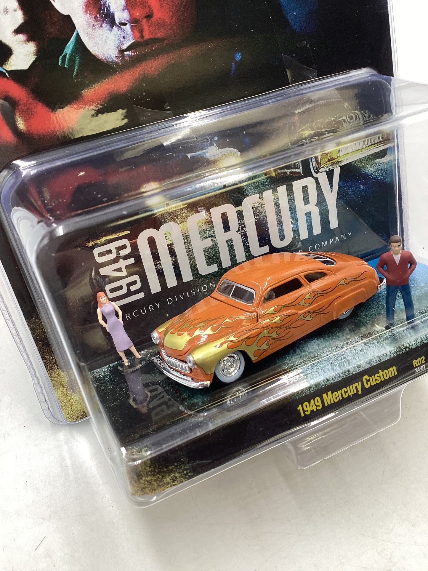 2024 M2 Machines Diorama R02 1949 Mercury Custom 196E