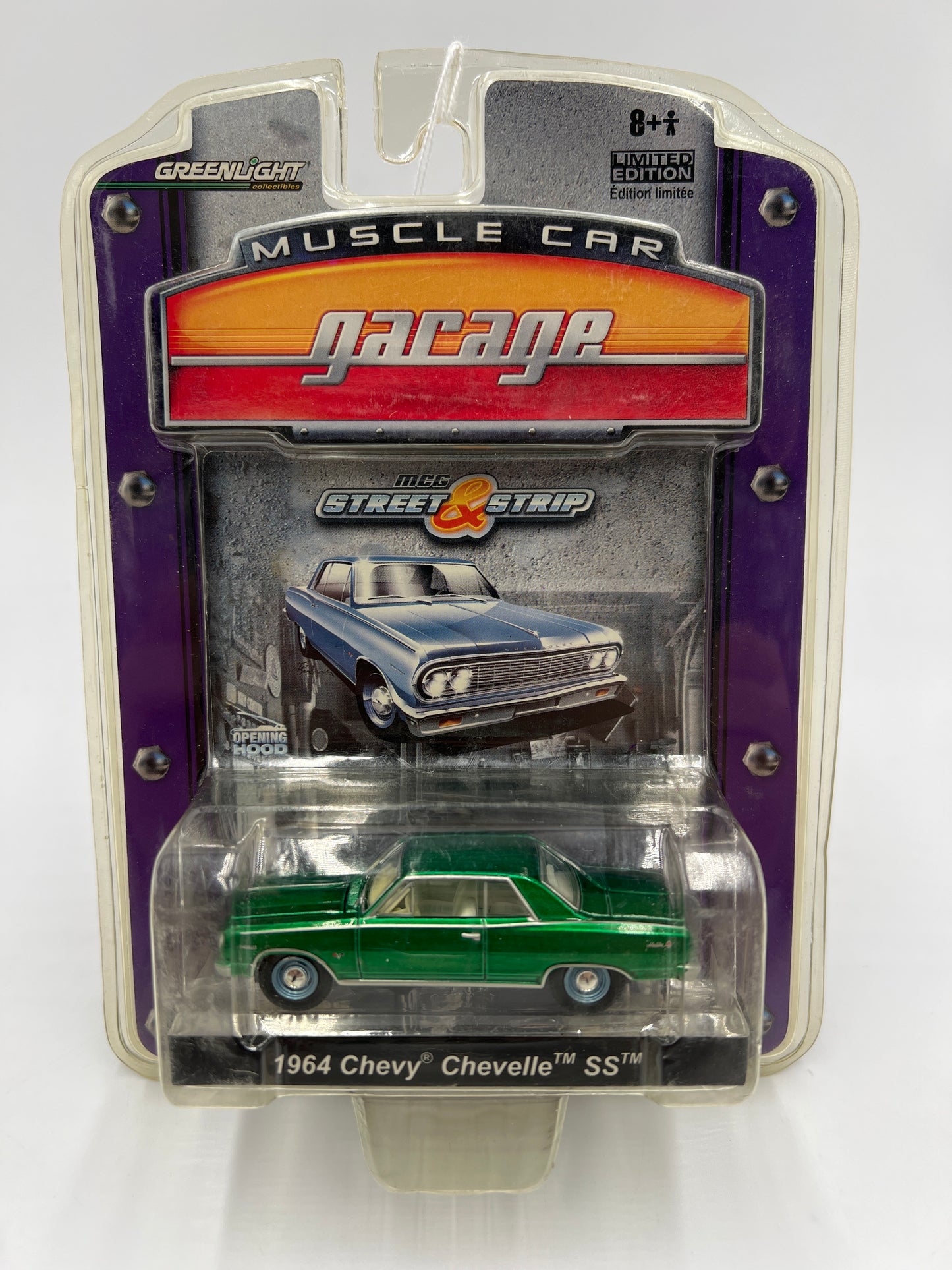 Greenlight Muscle Car Garage Series 8 CHASE 1964 Chevy Chevelle SS Green