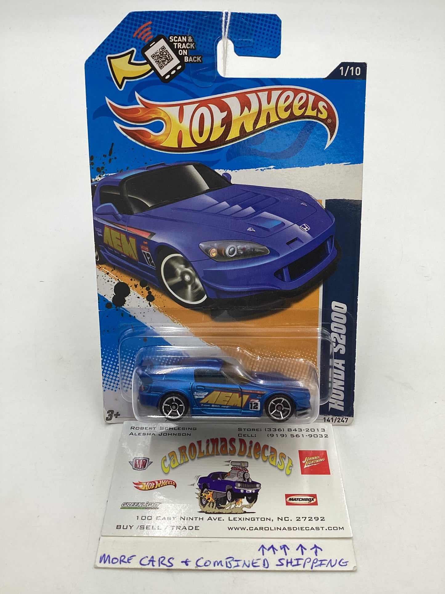 2012 Hot wheels HW Performance #141 Honda S2000 Blue