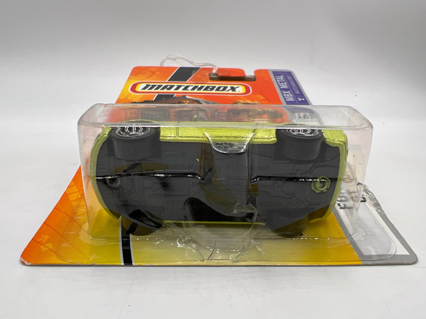 Matchbox MBX Metal #16 Ford Mustang GT Concept Green Blister/Card Not Perfect 216D