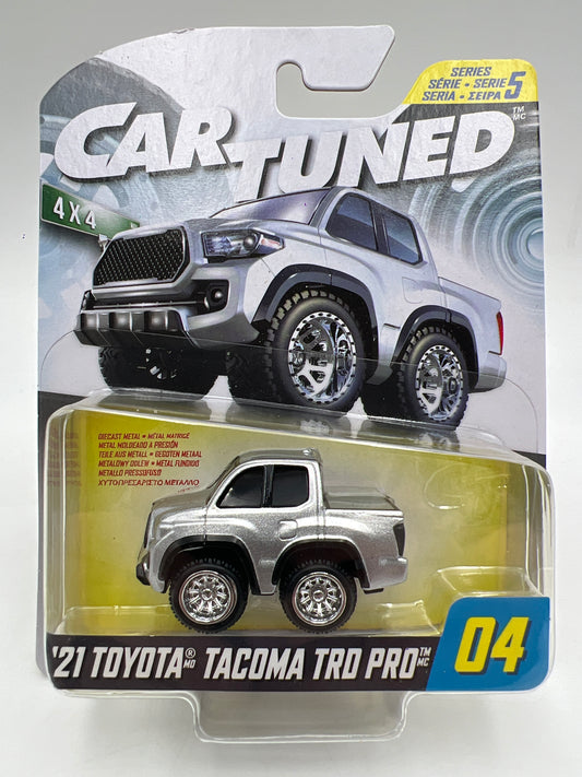 MGA Car Tuned Hobby Exclusive Series 5 #4 21 Toyota Tacoma TRD Pro Silver