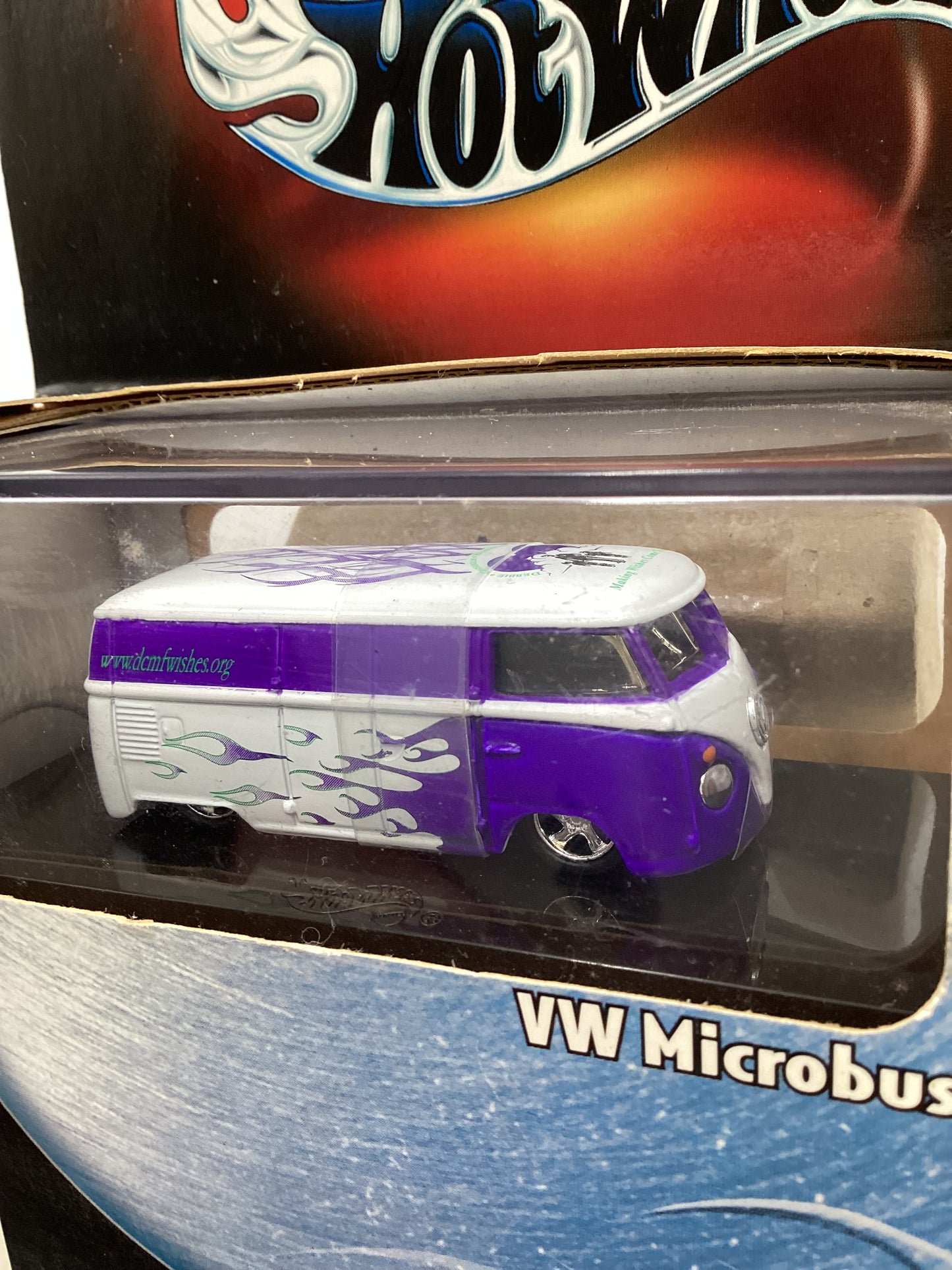 Hot Wheels 100% Black Box 1/5000 VW Microbus Debbie Chisholm Foundation