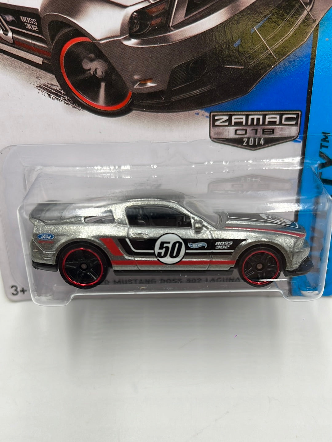 Hot Wheels 2014 HW City 12 Ford Mustang Boss 302 Laguna Seca Zamac #91 147E