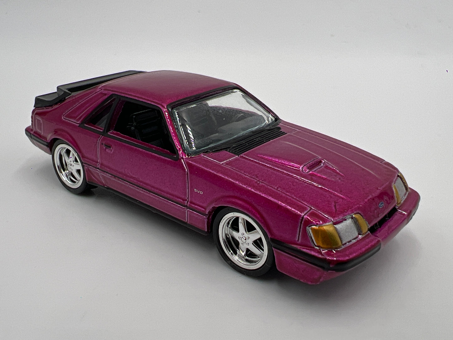 Auto World 1/64 Target Exclusive 1985 Ford Mustang SVO Pink Loose