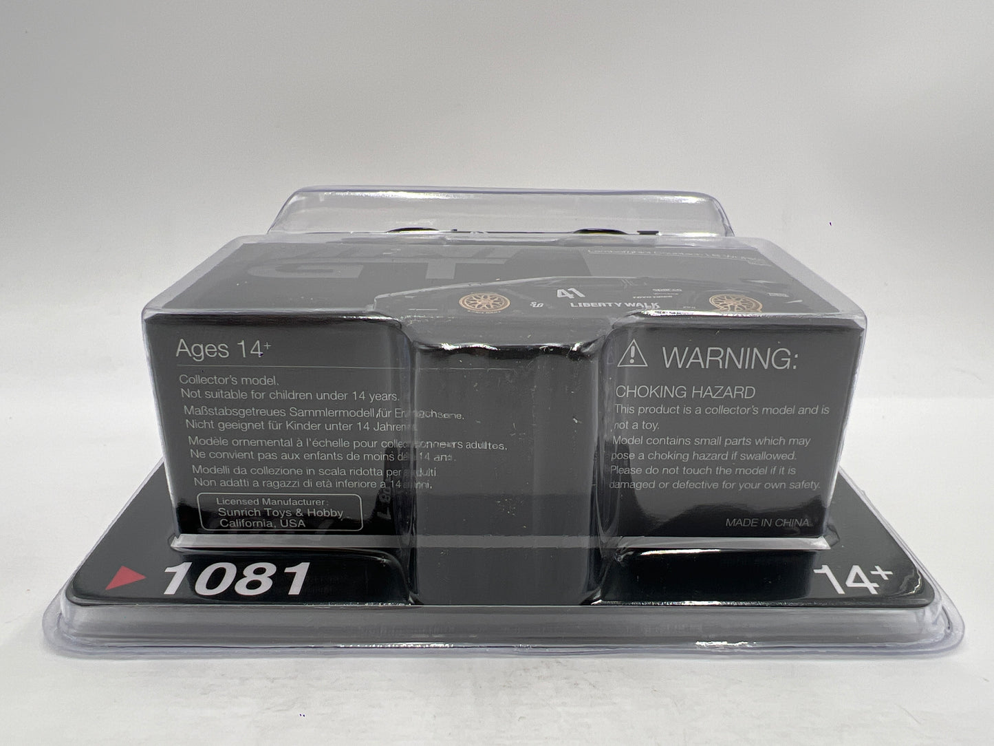 Mini GT #1081 Lamborghini Countach LB-Works Black