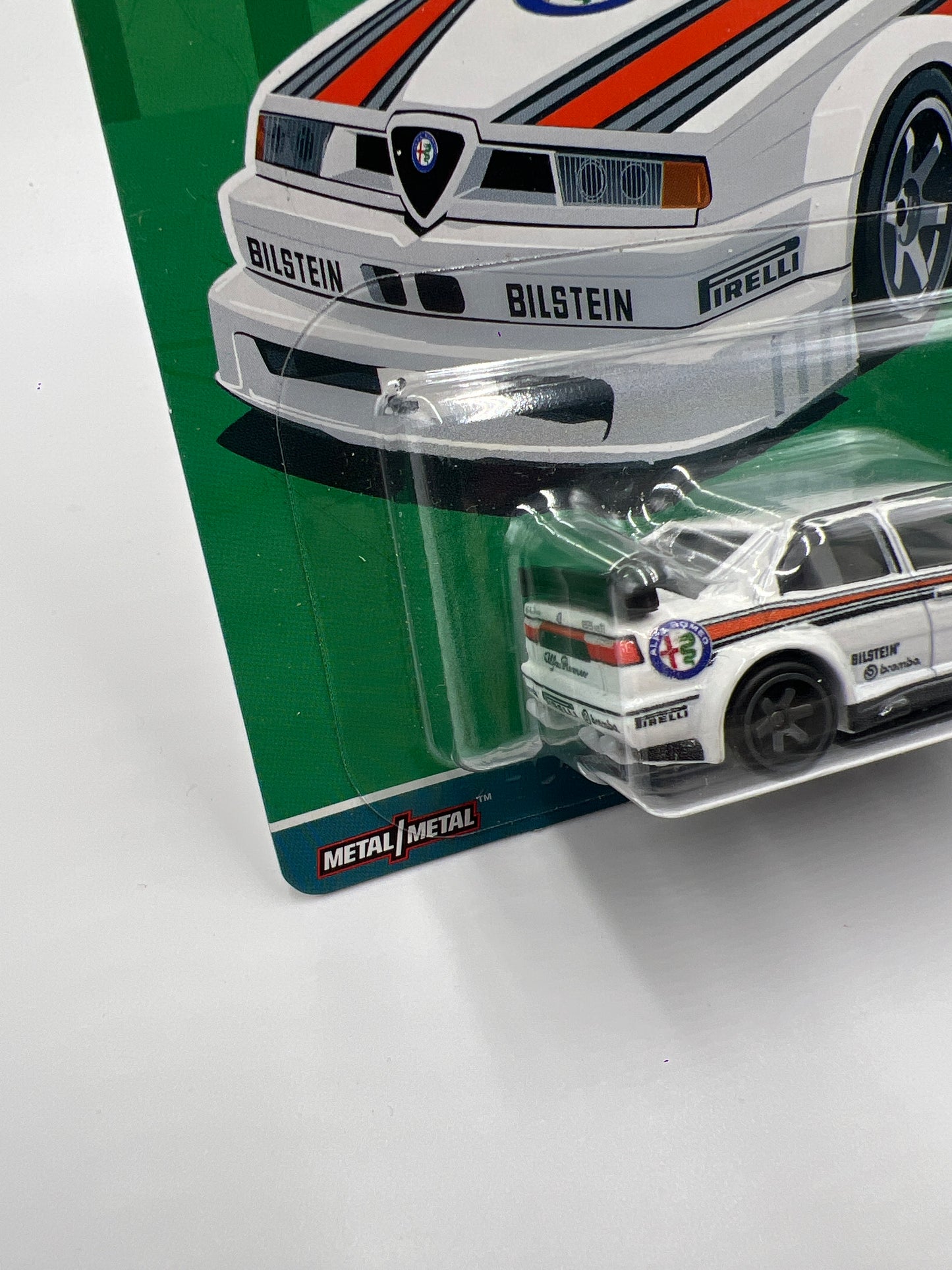 Hot Wheels Car Culture Spettacolare #1 Alfa Romeo 155 V6 Ti White 258C