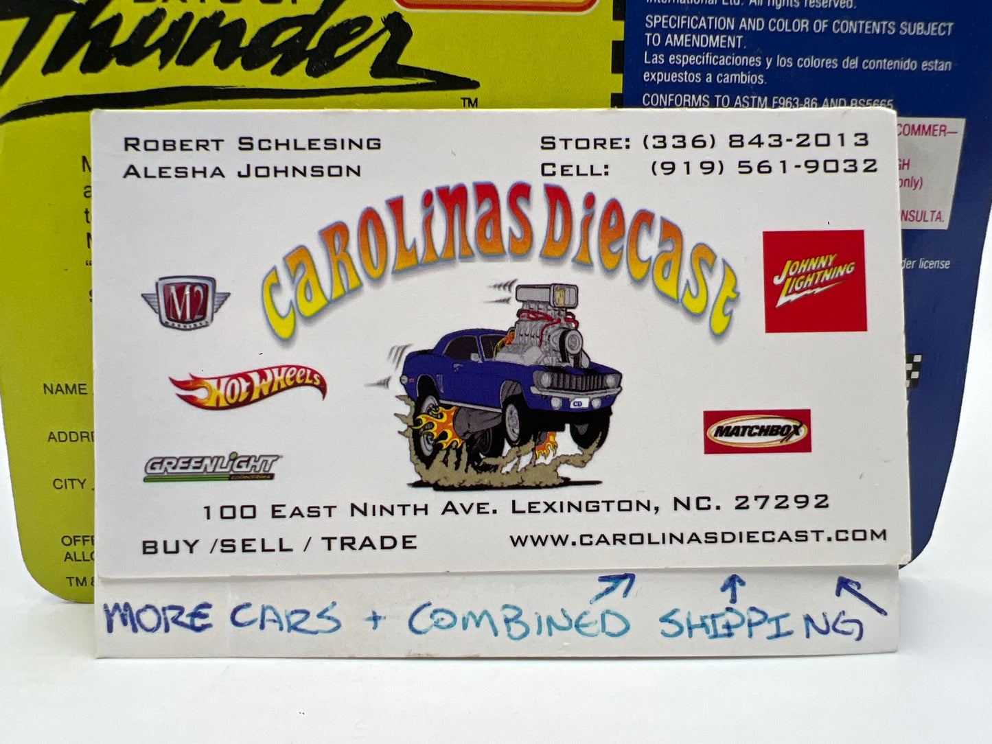 Matchbox Days Of Thunder Team Race-Car Transporter & Race Car Mello Yello/City Chevrolet Lot Of 2