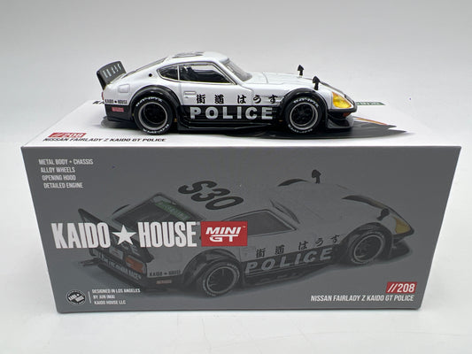 Mini GT Kaido House #208 Nissan Fairlady Z Kaido GT Police