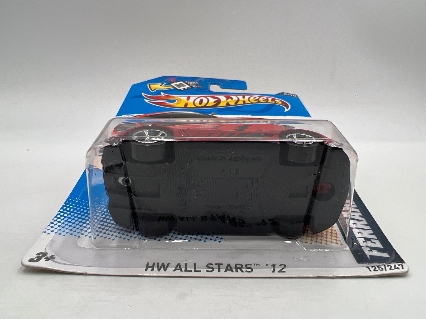 2012 Hot Wheels All Stars #125 Ferrari 599XX Red W/Protector 2