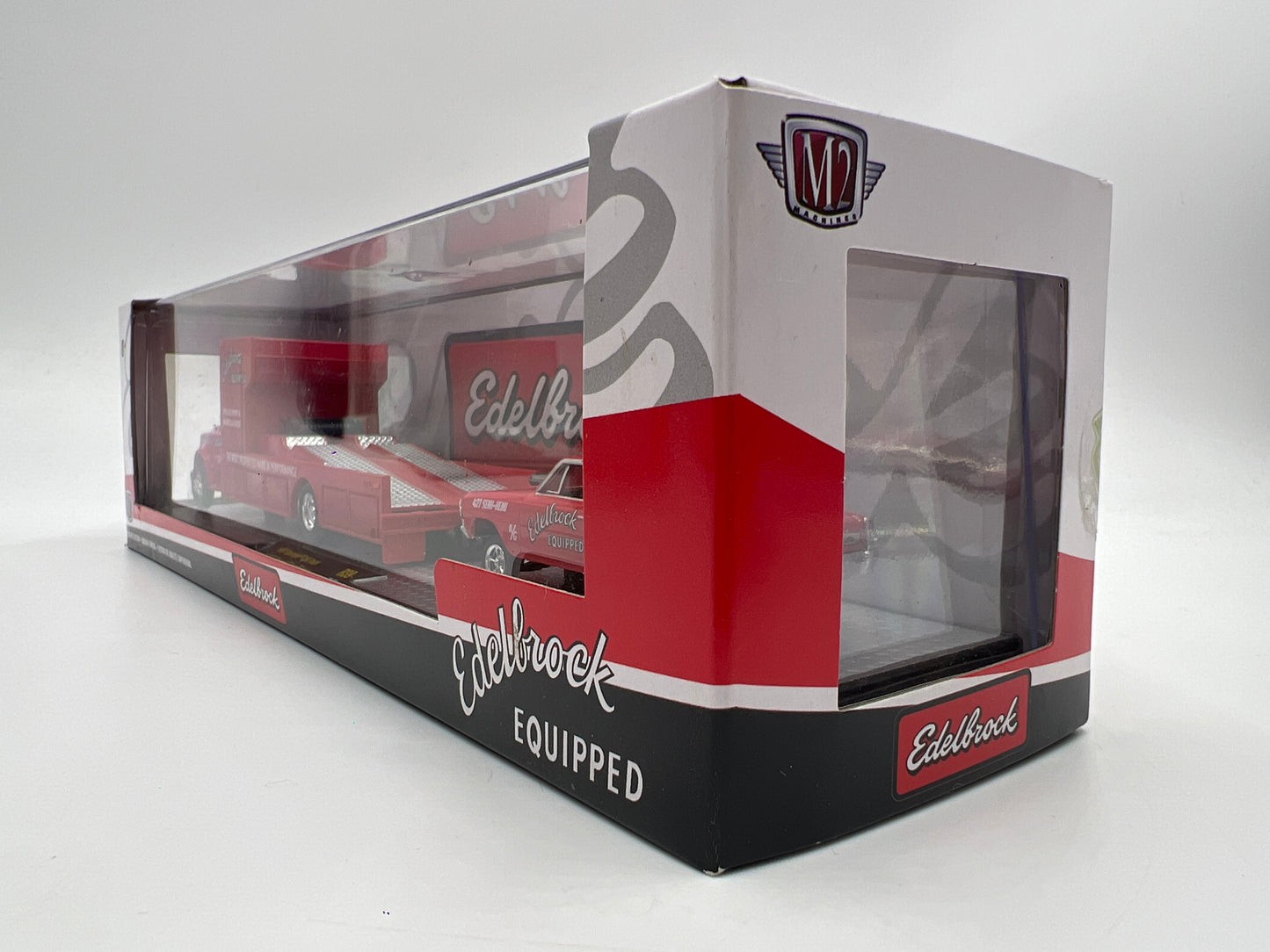 M2 Machines Auto Haulers Edelbrock 1967 Chevrolet C60 Truck & Nova Gasser R39
