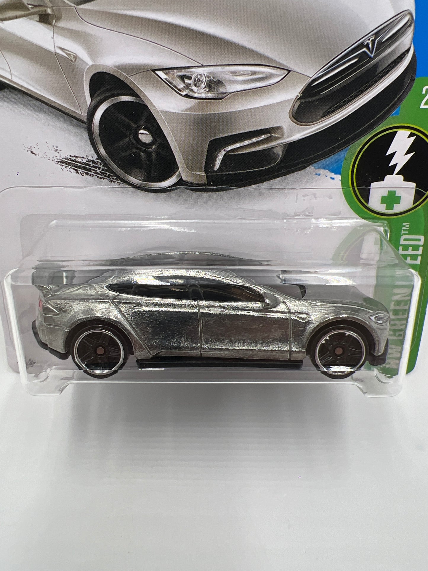 2016 Hot Wheels Factory Sealed Walmart Zamac #242 Tesla Model S W/Protector