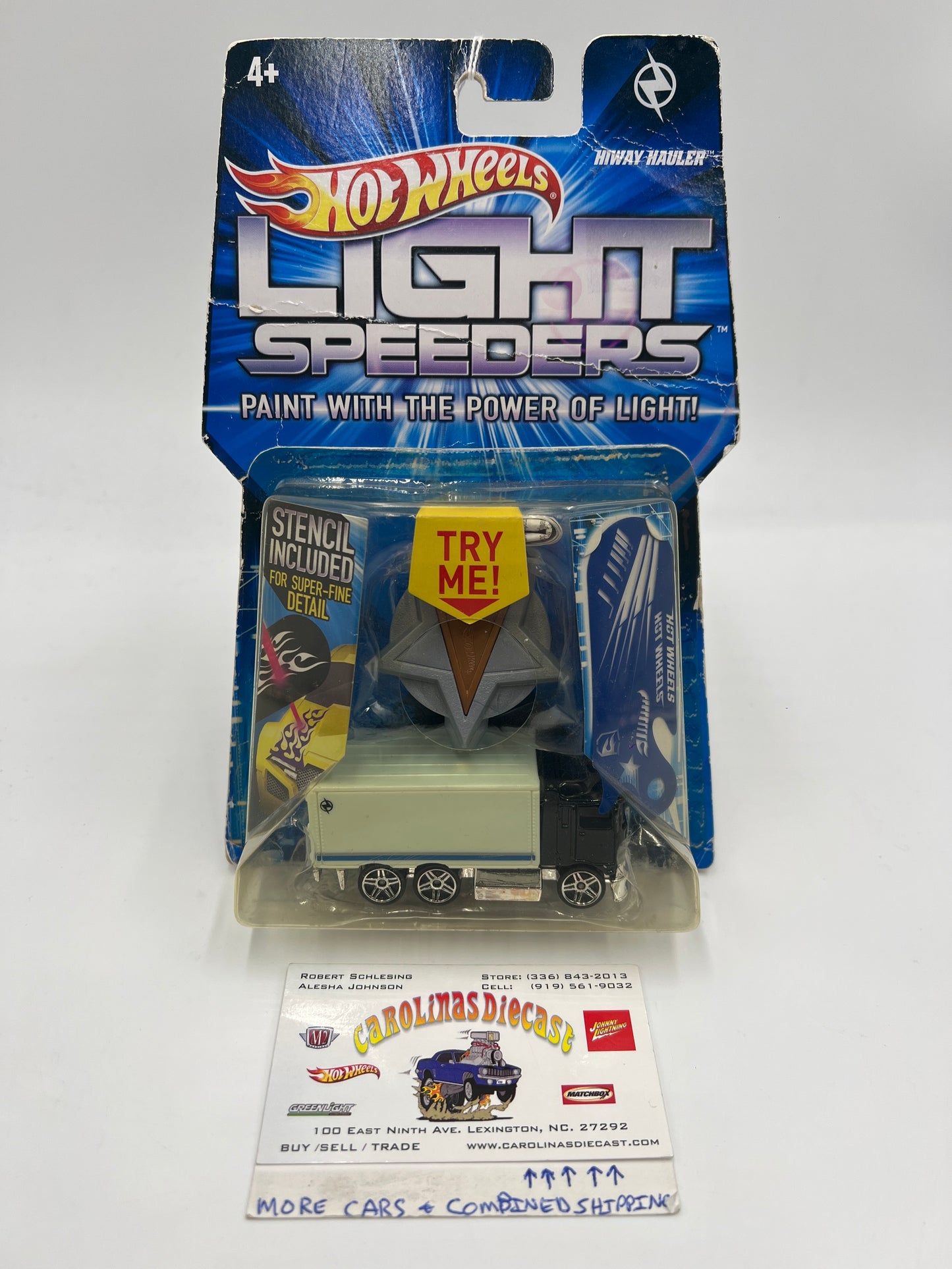 Hot Wheels Light Speeders Hiway Hauler Bad Card VHTF