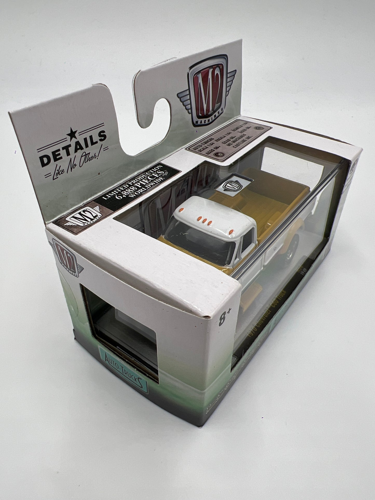 M2 Machines Auto Trucks 1970 Chevrolet C60 Truck Yellow/White R54