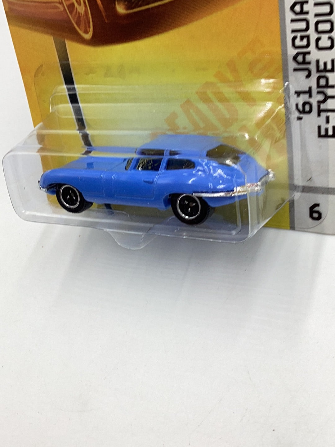 Matchbox 2008 #6 1961 Jaguar E -Type Coupe blue 209C