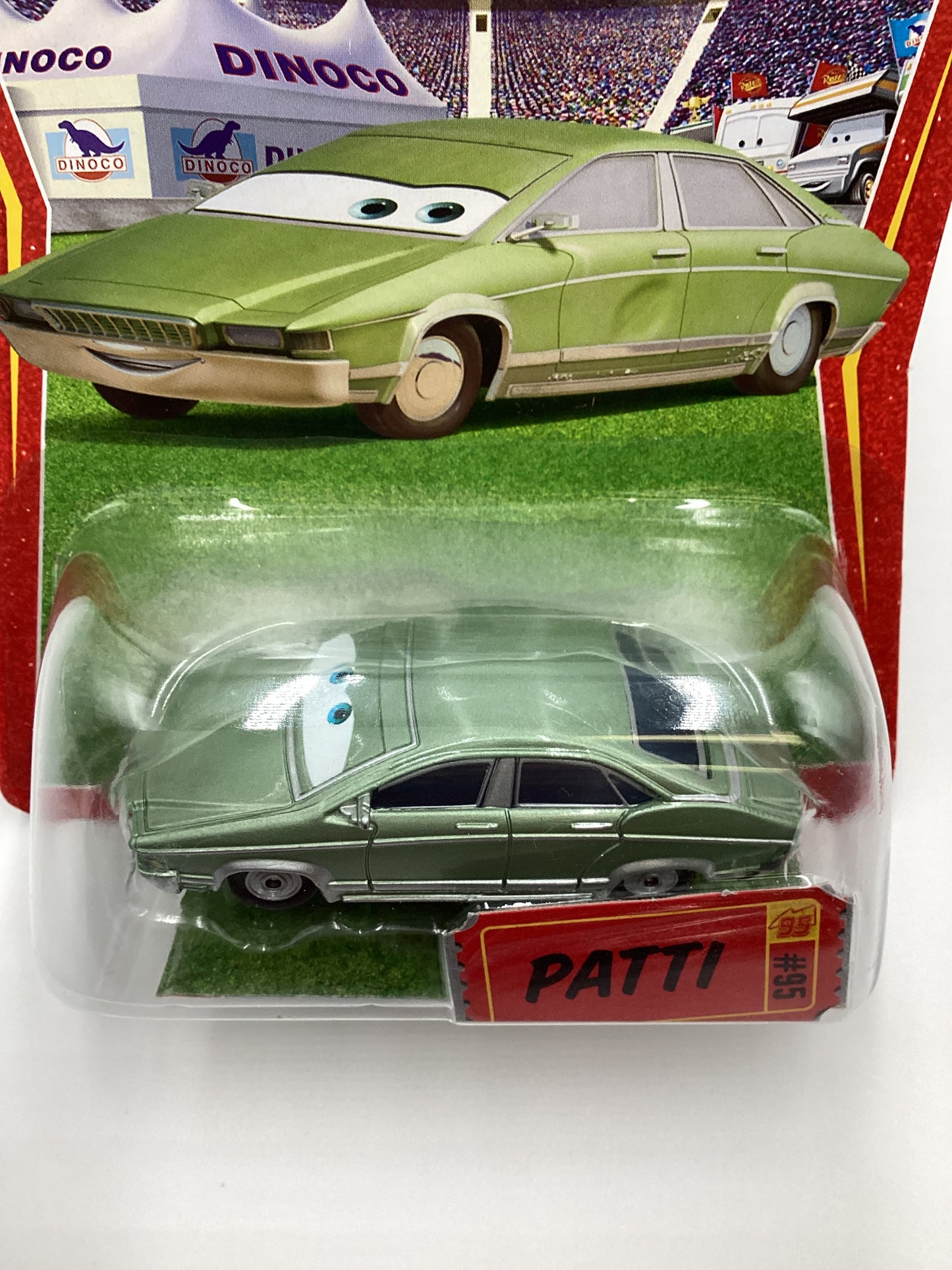 Disney Pixar Cars Race O Rama #95 Patti Green 140F