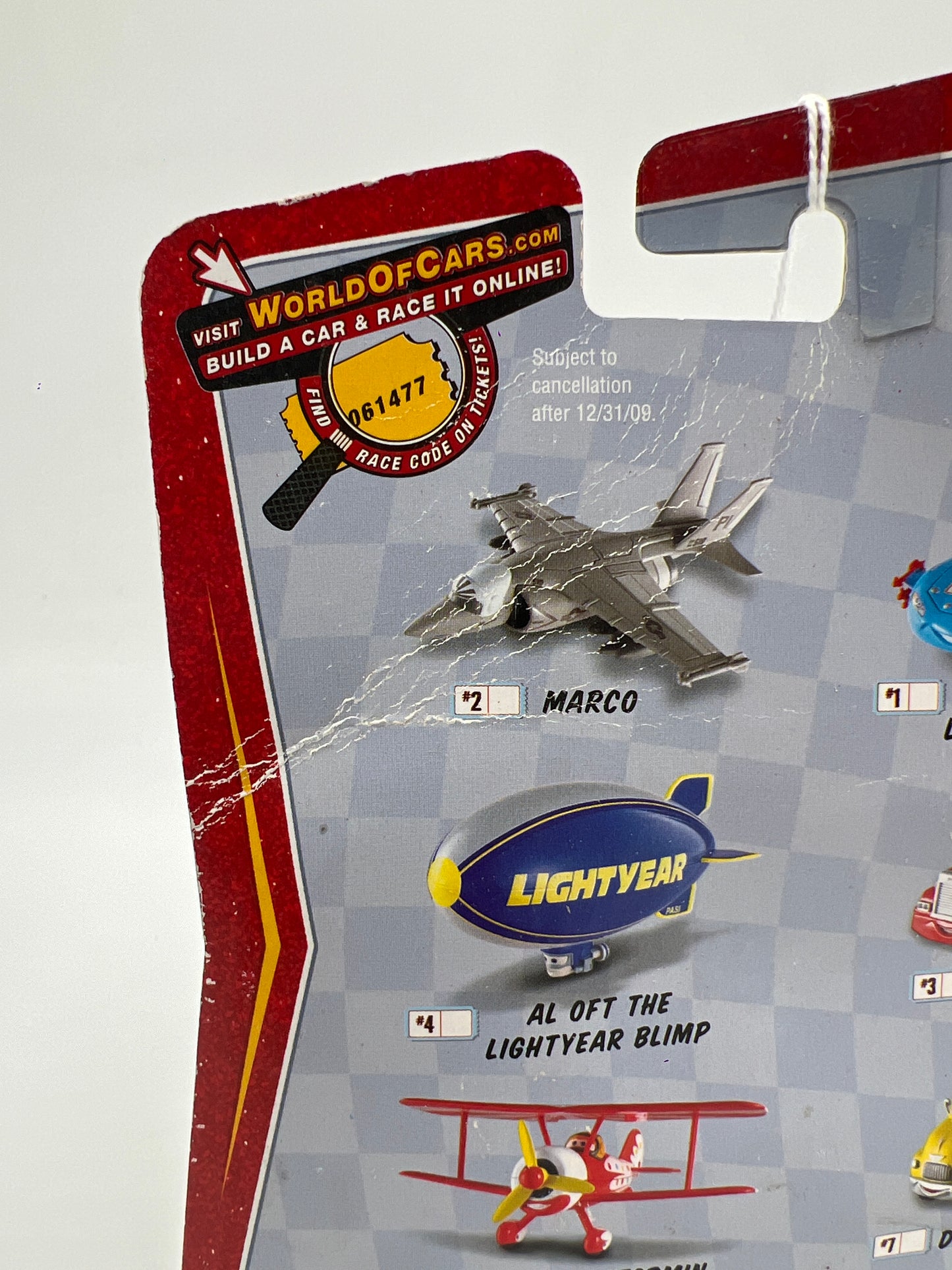 Disney Pixar The World Of Cars Race O Rama #6 Mega Size Barney Stormin 139H