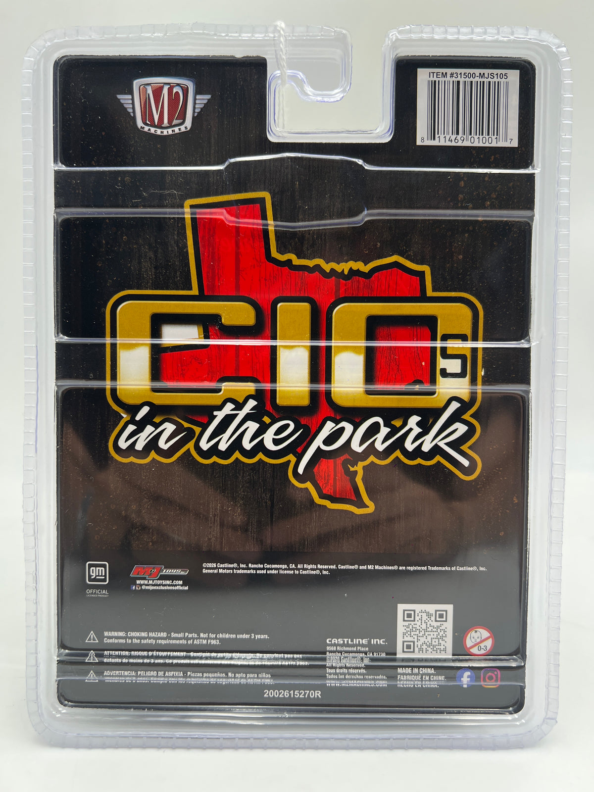 M2 Machines MJS105 MiJo Exclusives CHASE C10s In The Park 1978 Chevrolet Cheyenne Super 30