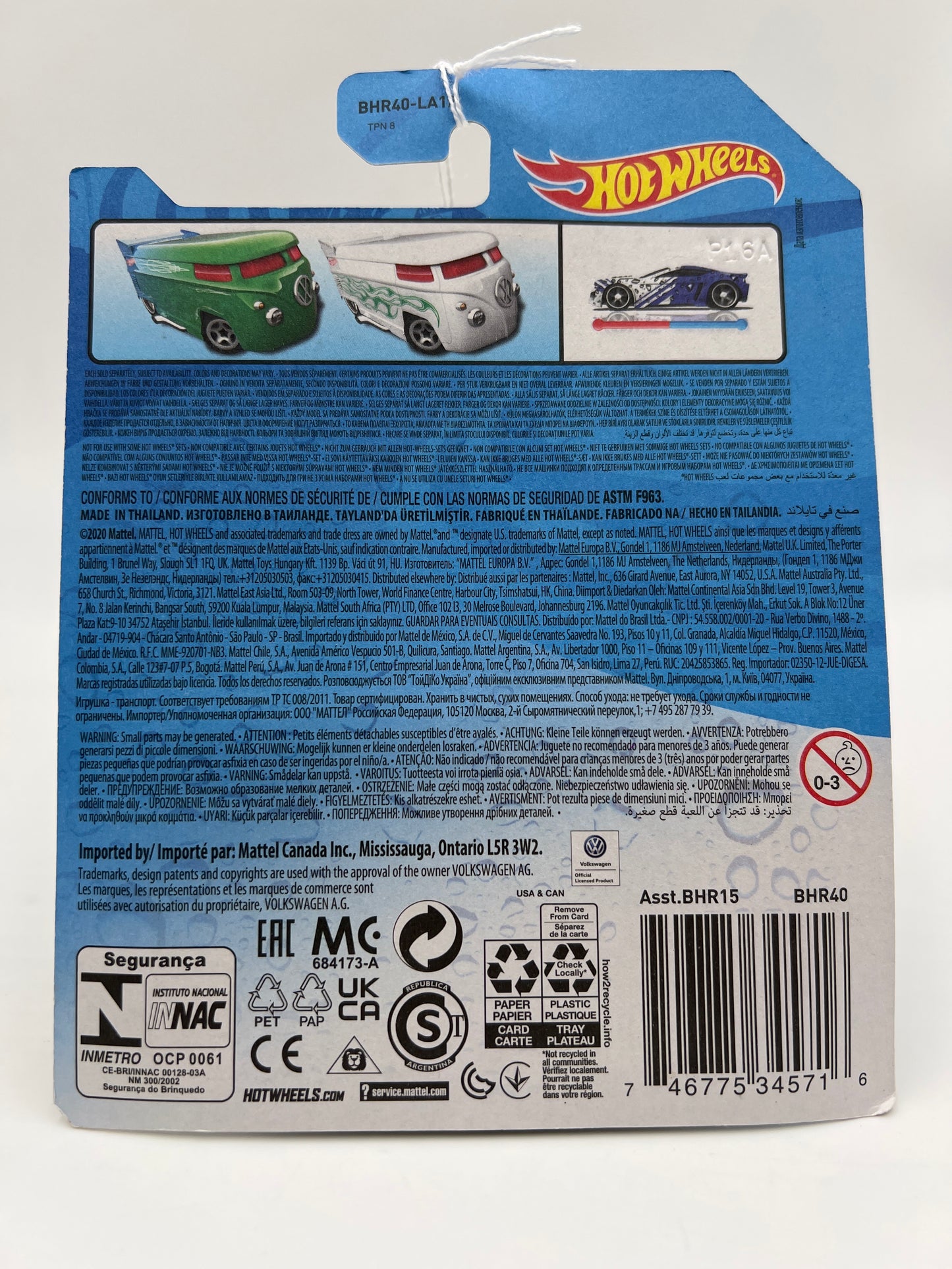 Hot Wheels Color Shifters Volkswagen Drag Bus Green 116C