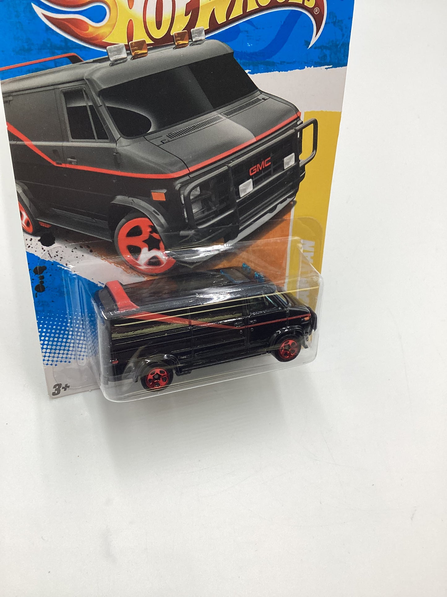 2011 Hot wheels #39 A Team Van Black with protector