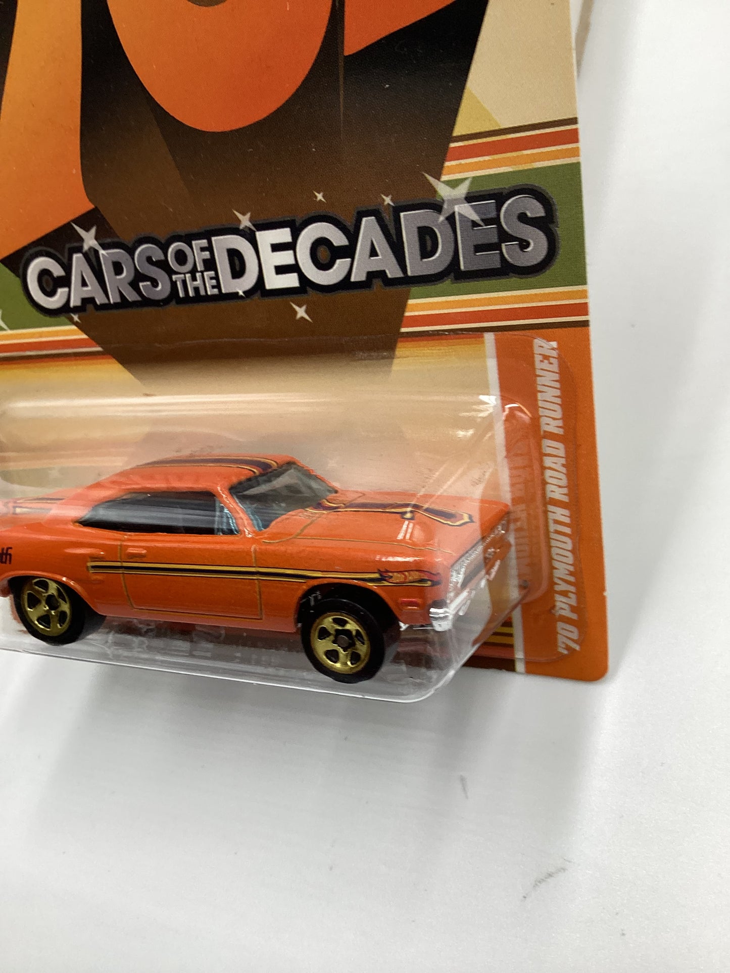 2011 Hot Wheels Cars of the Decades The 70s #19 70 Plymouth Road Runner Orange